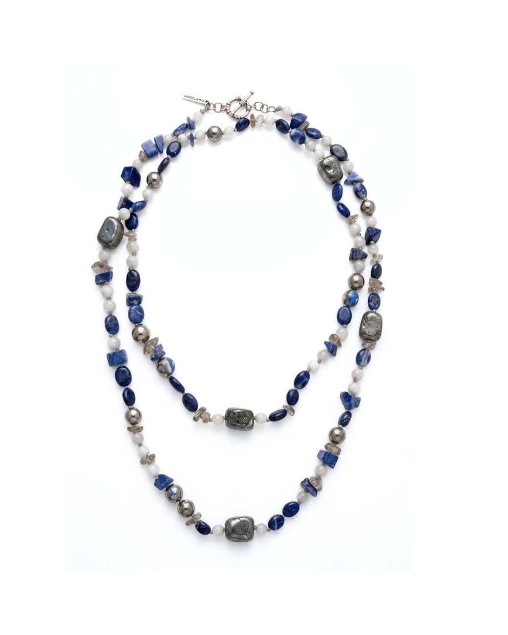 Jaredjamin Blue Lorelei Beaded Gemstone Necklace