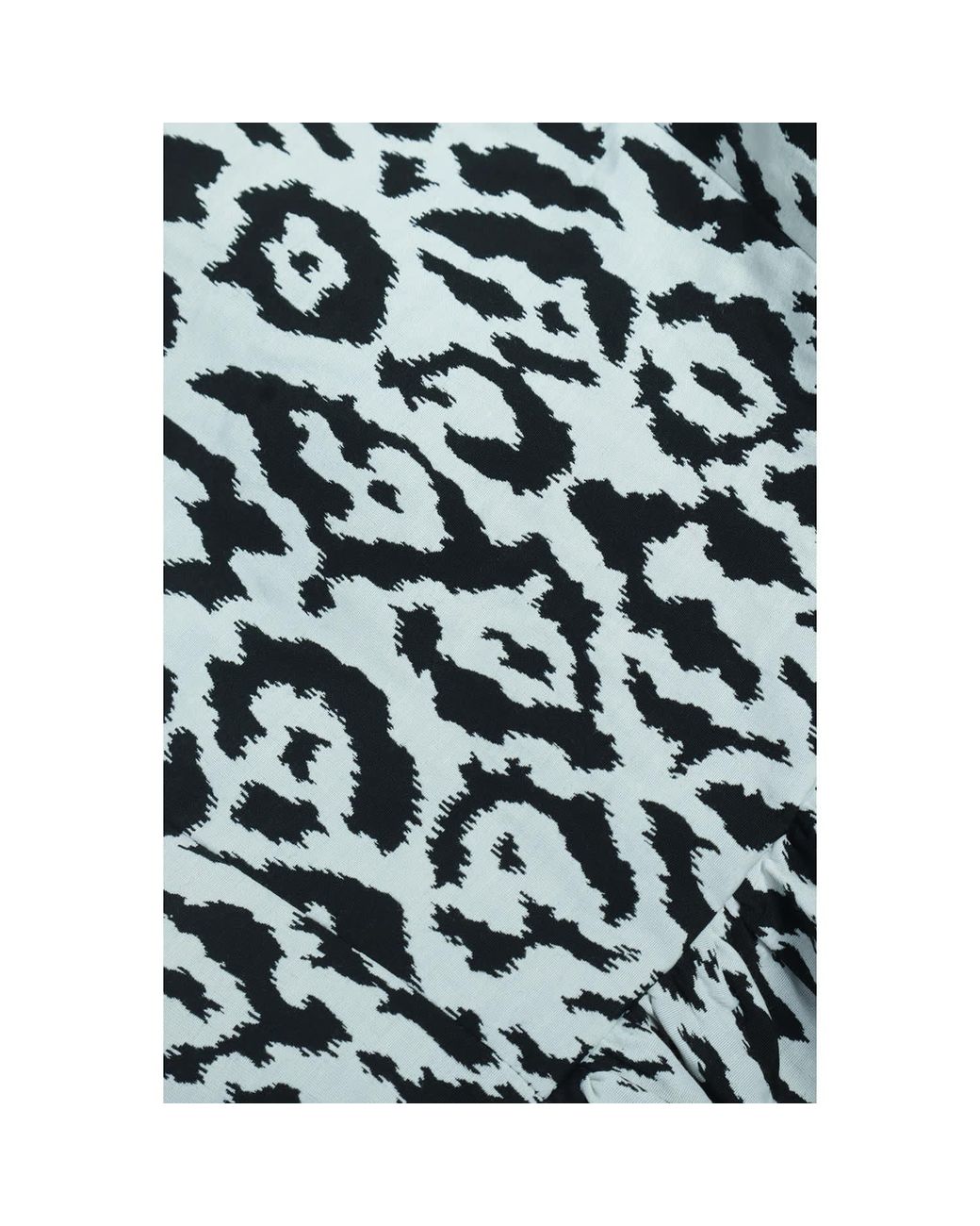 2KStyle Blue Brandy Spaghetti Straps Animal Print Jacquard Mini Dress