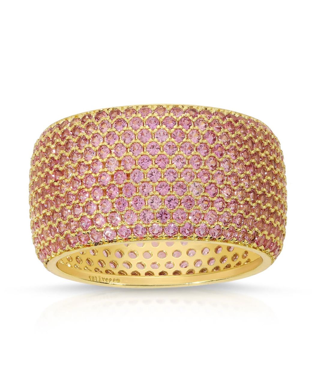 Native Gem Pink Billionaire Ring