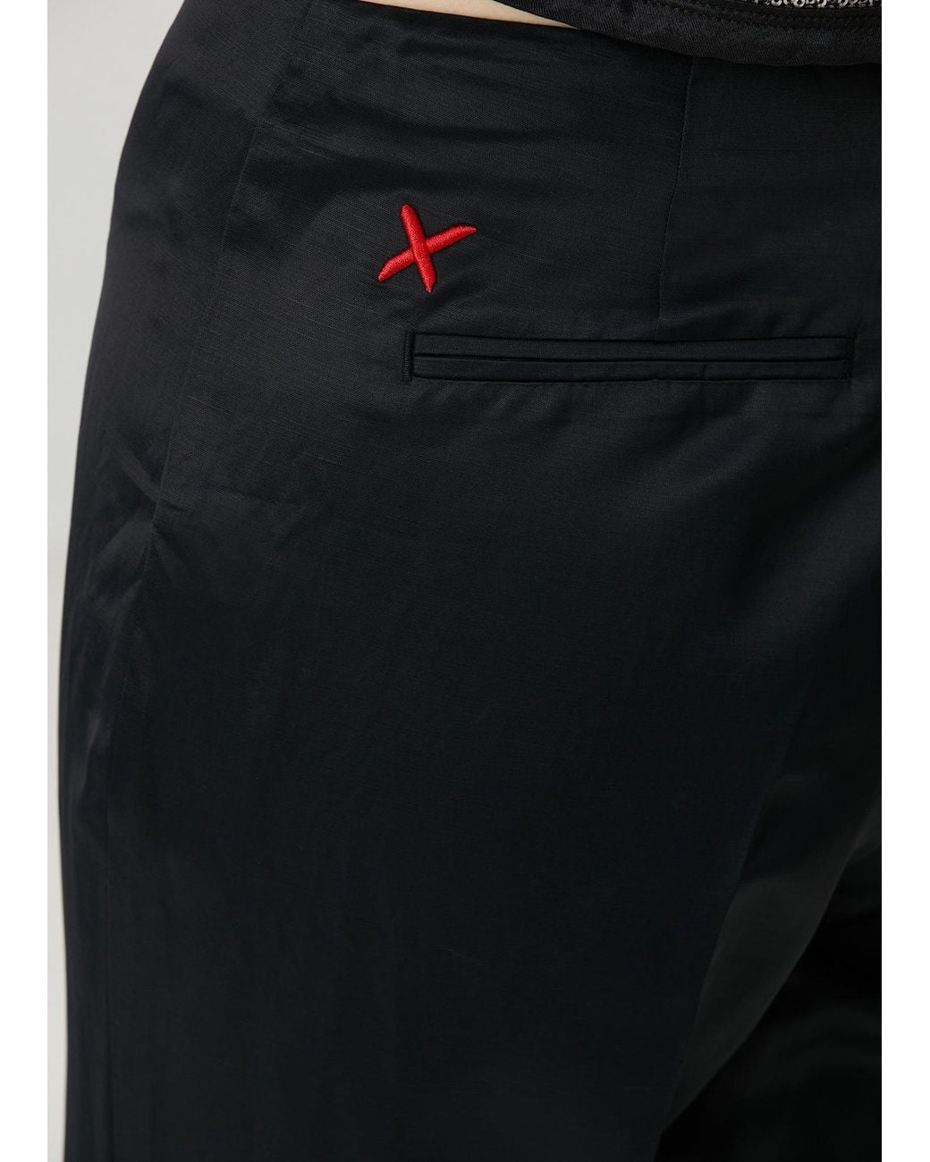 Pcfg Blue Shiny Woven Pant