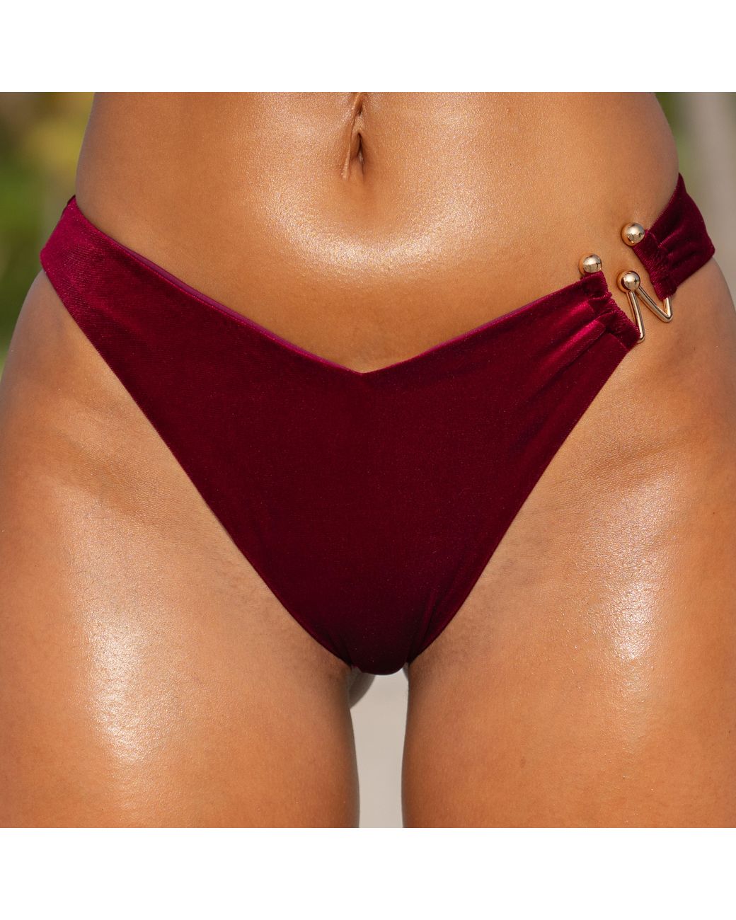 Enez Swim Red Seylah Bottom Cheeky