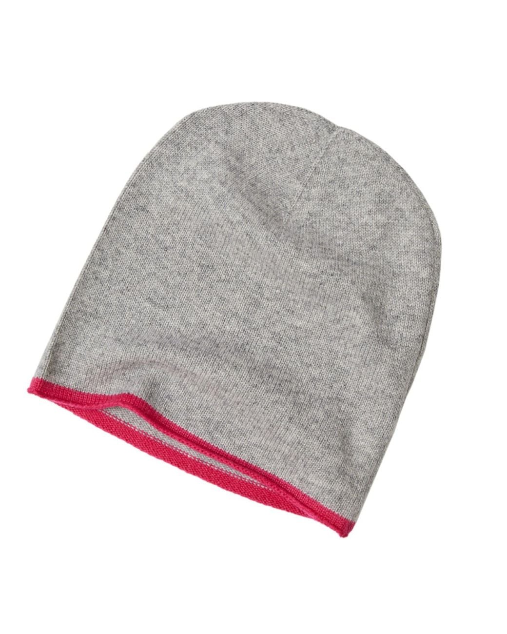 Cove Gray Cashmere & Beanie Hat