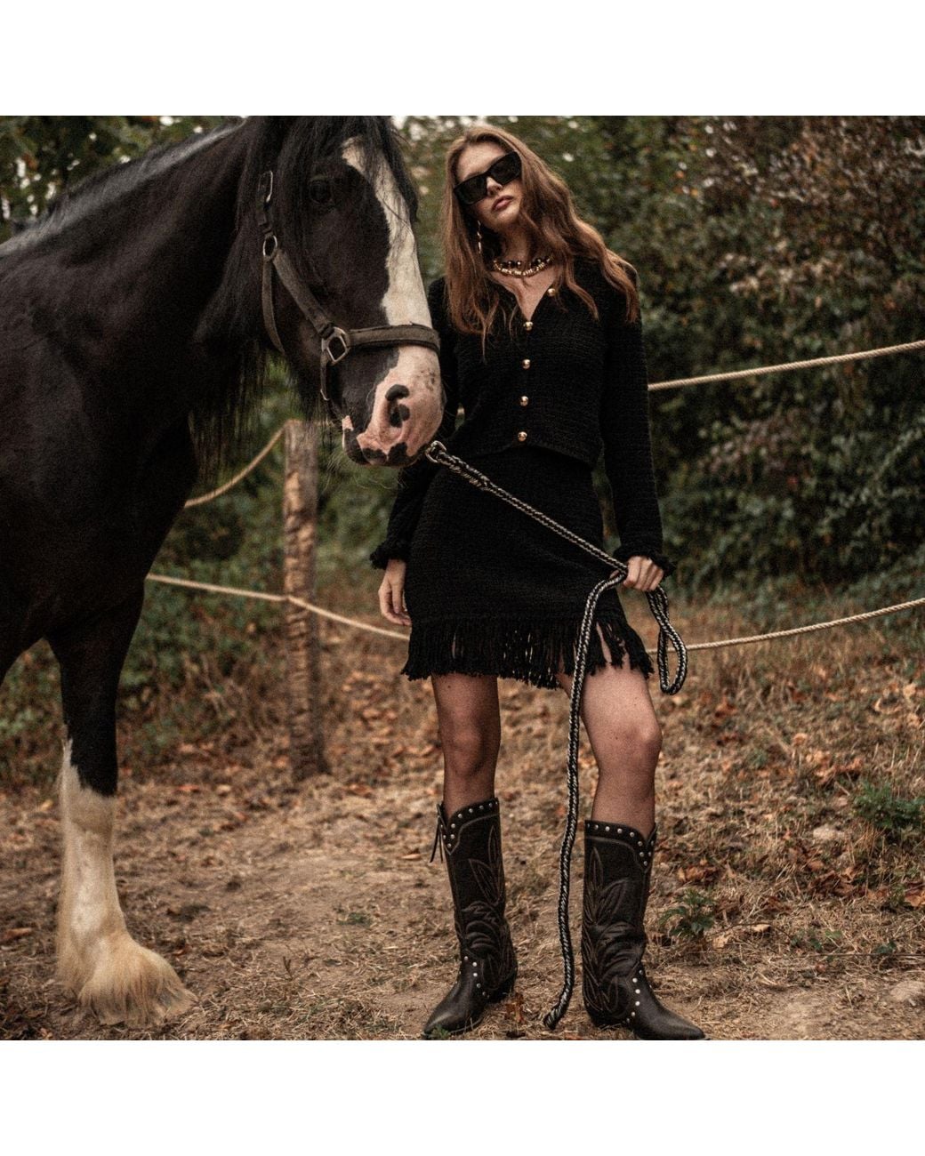 Thisisu Collection Black Samantha Skirt