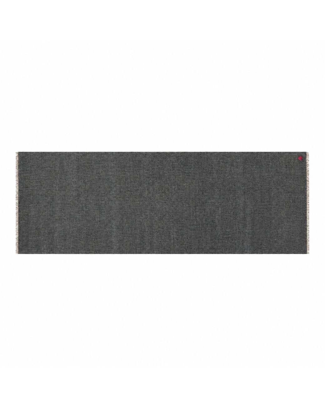 Pink Maharani Gray Cashmere Natural Double Weave Stole