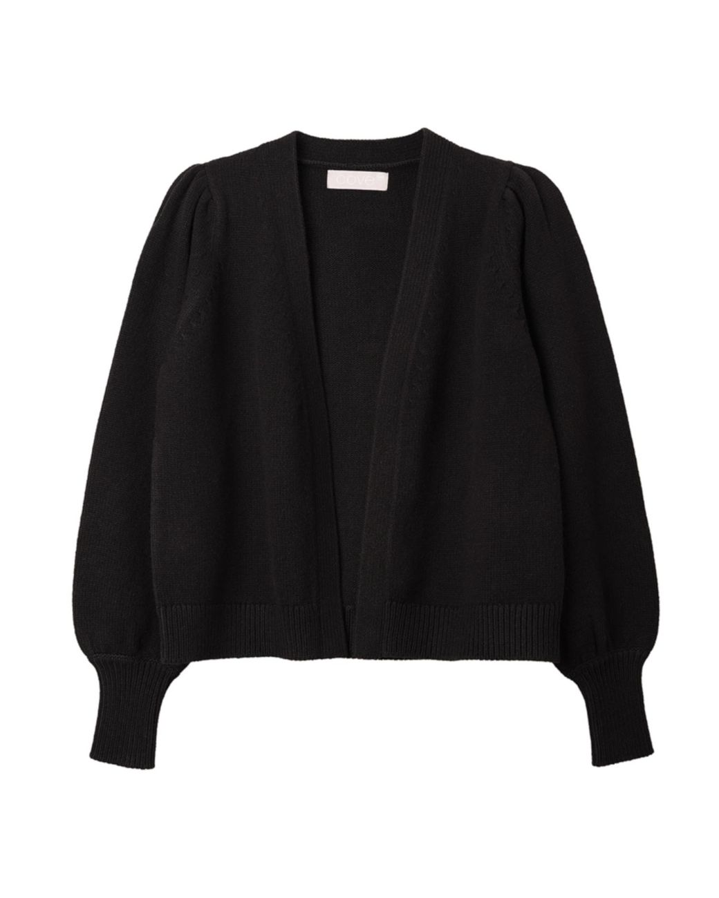 Cove Black Kaia Boxy Cardigan