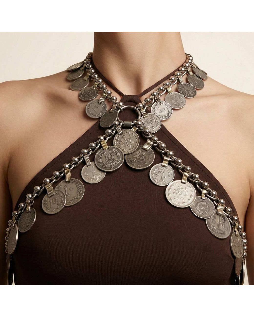 Jaredjamin Metallic Norbu Coin Harness