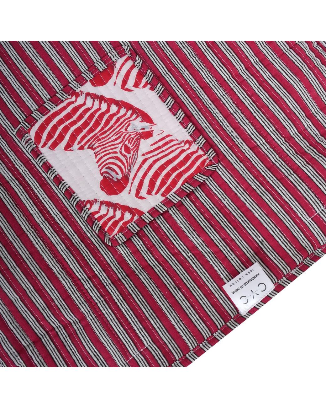 Conscious Yoga Collective Pink The Zebra Tote