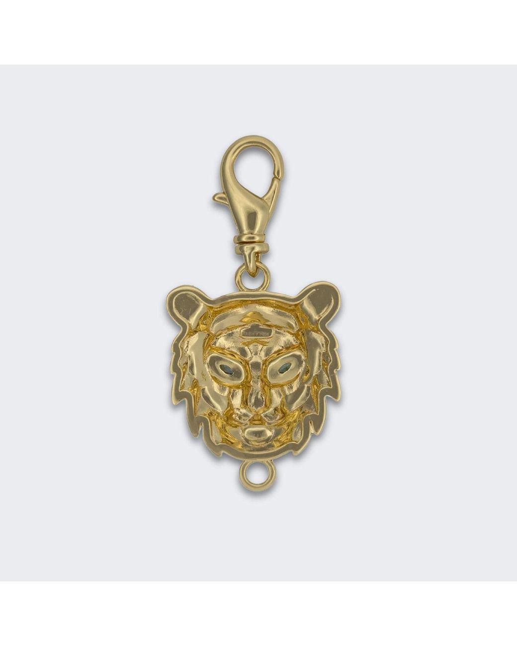 Frenvyrn Metallic Tiger Convertible Malachite Bracelet Bag Charm Medium