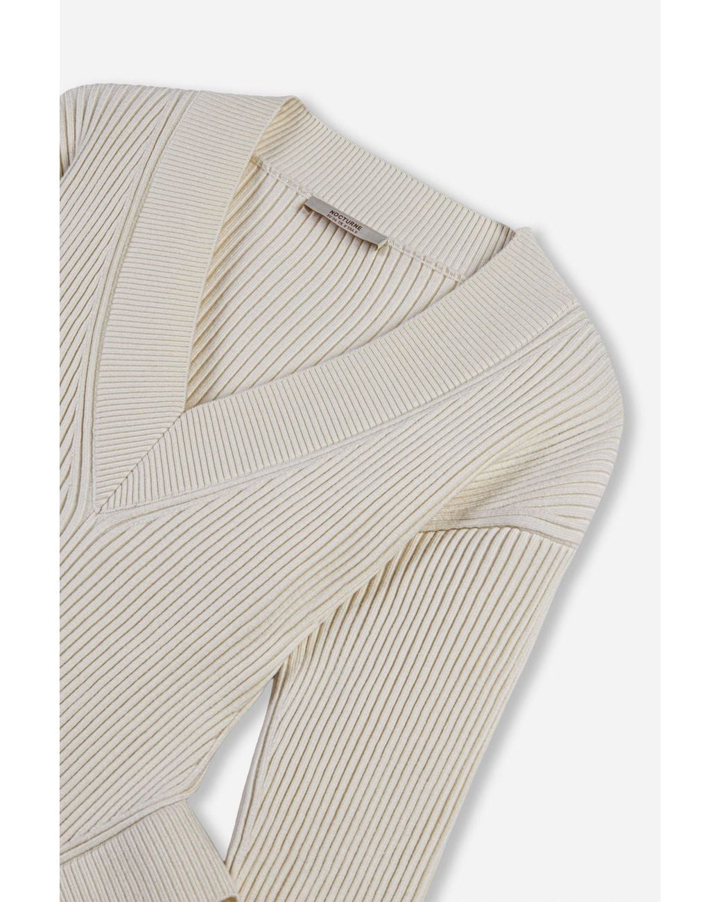 Nocturne White Neutrals Soft Knit Top