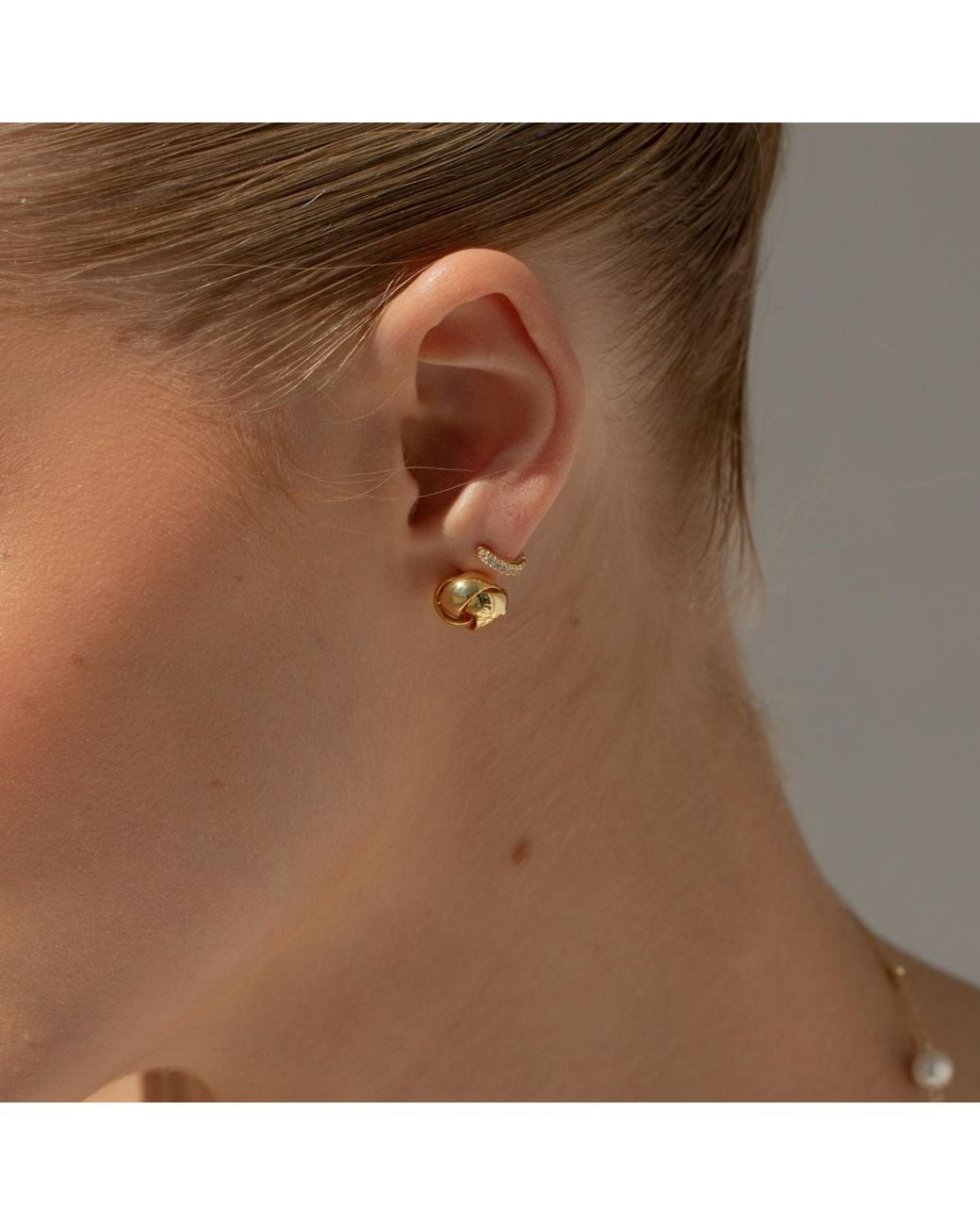 Arctic Fox & Co. Metallic Stud Earring