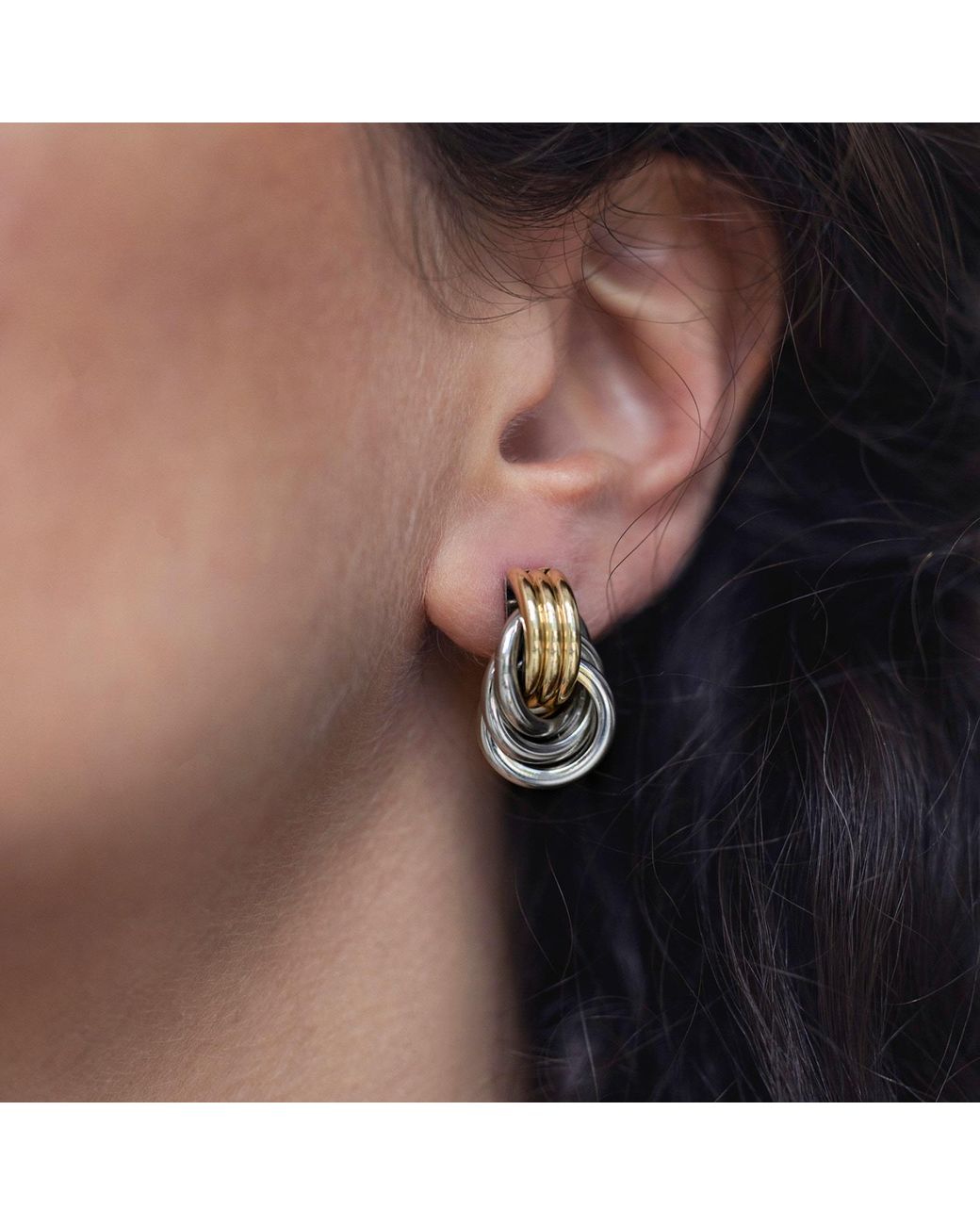 Kybele Studio Multicolor Mixed Twisted Earrings