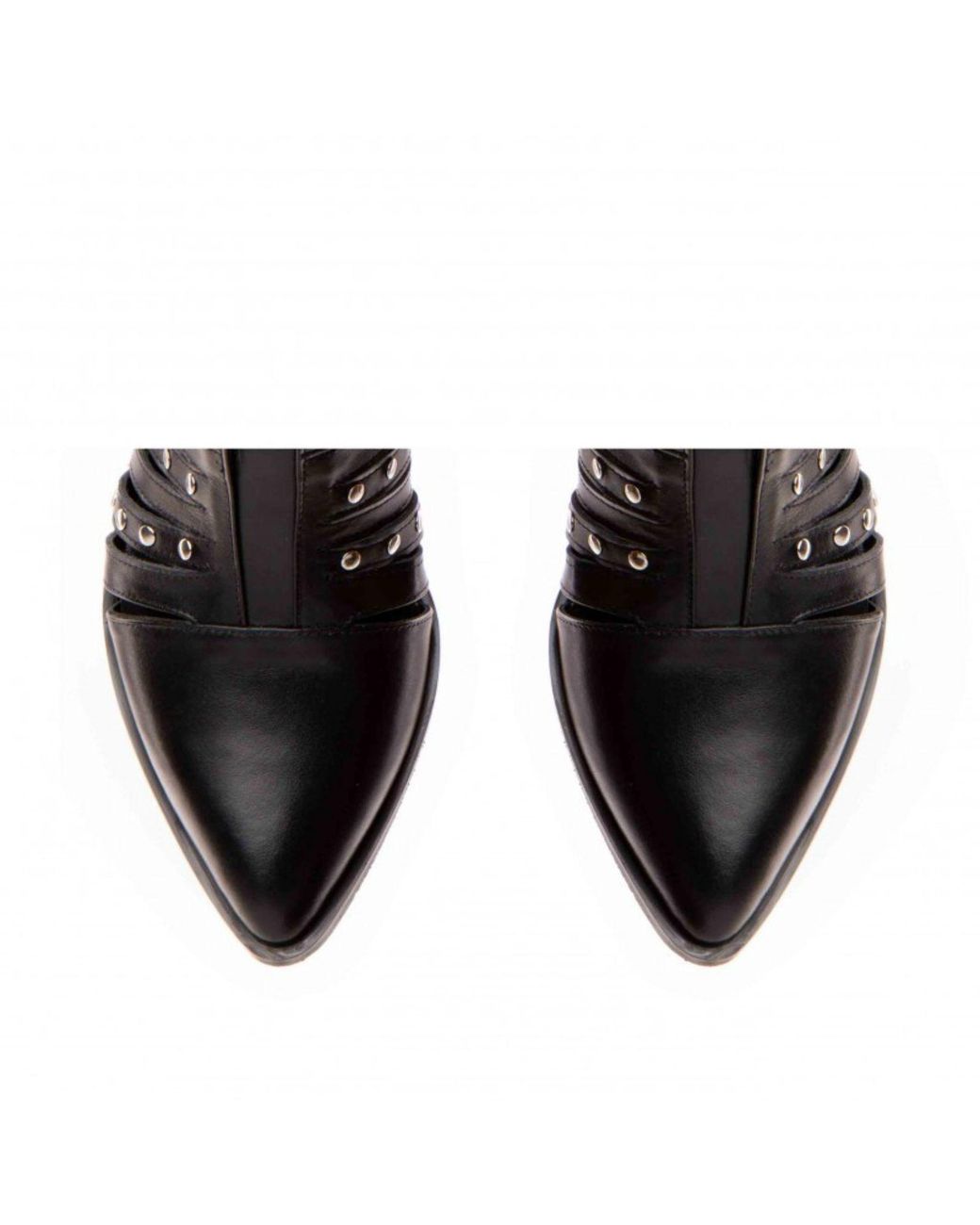 The 5Th Element Black Nova Western Ankle Boots