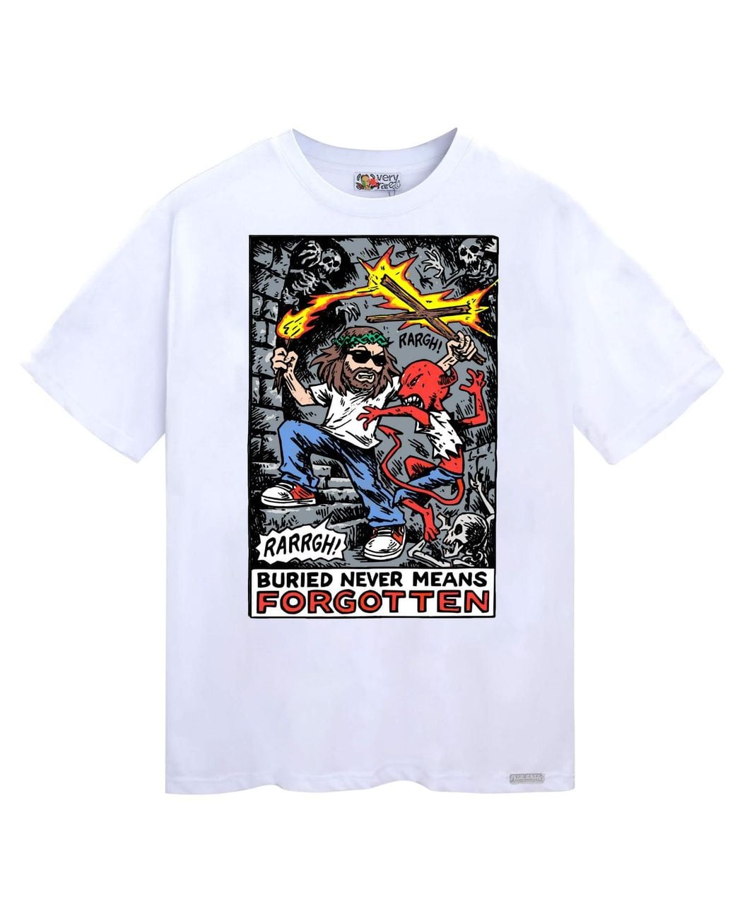 VERYRARE Black Jesus Buried Tee for men