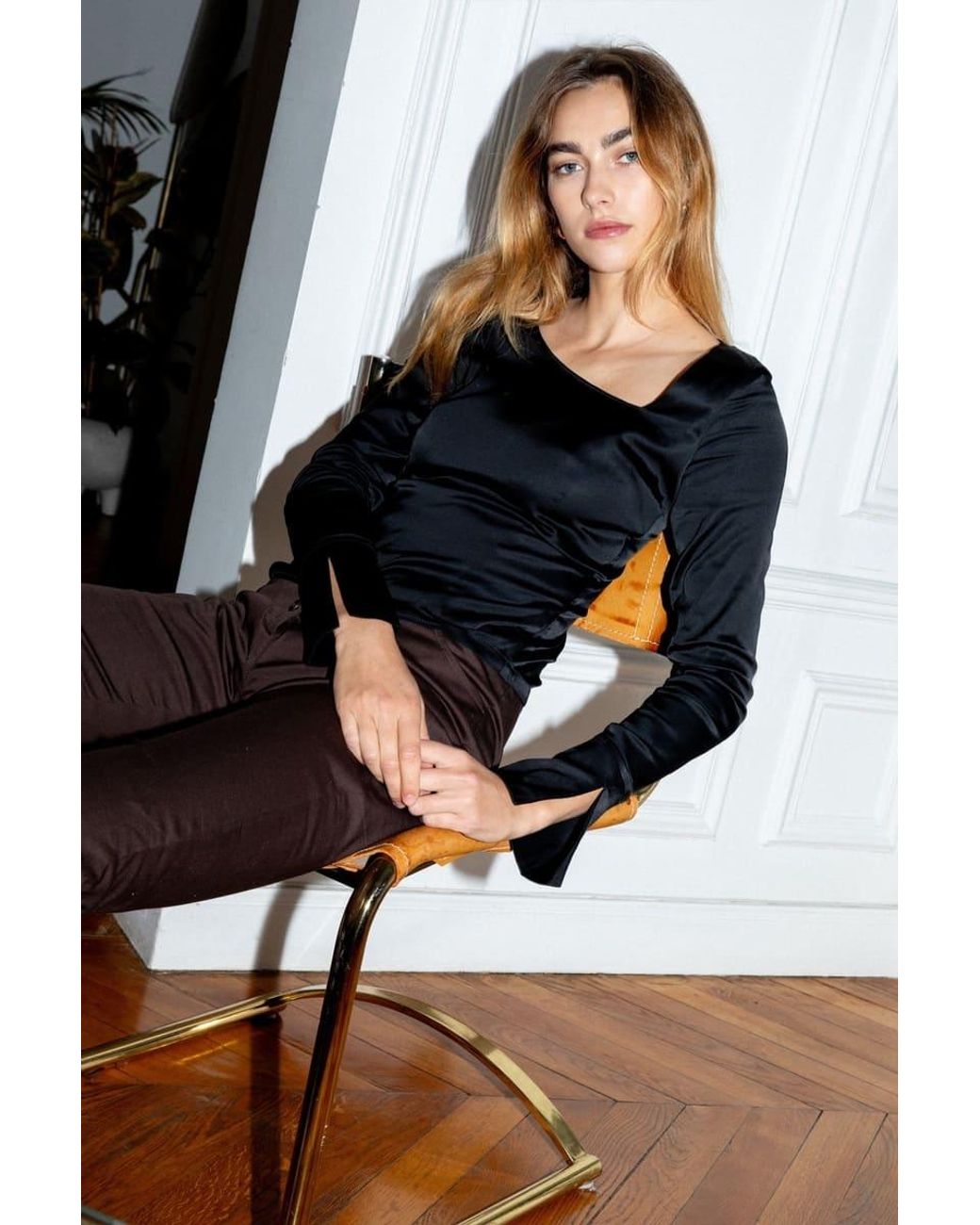 AVANI Apparel Black Azalée Top