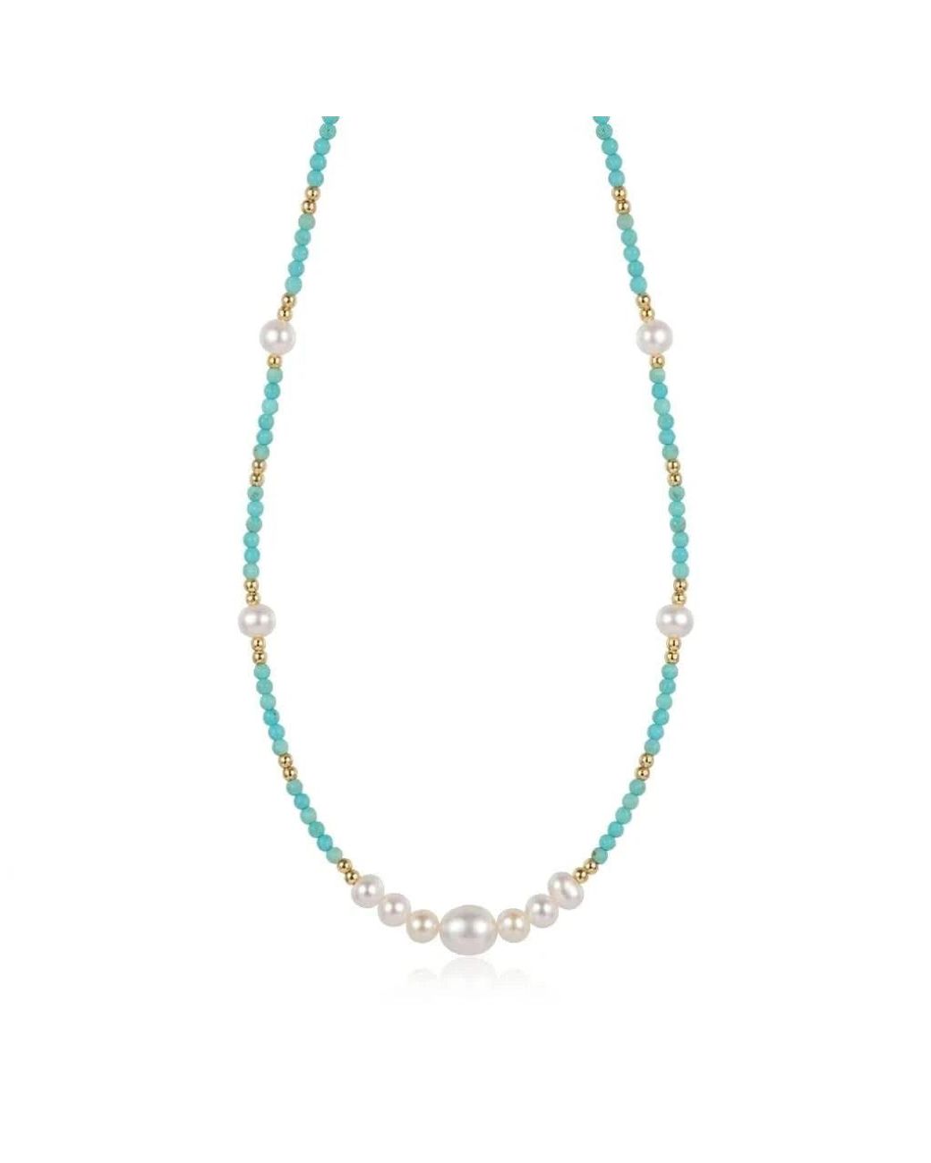 Angel Barocco Metallic Freshwater Pearl Beaded Necklace