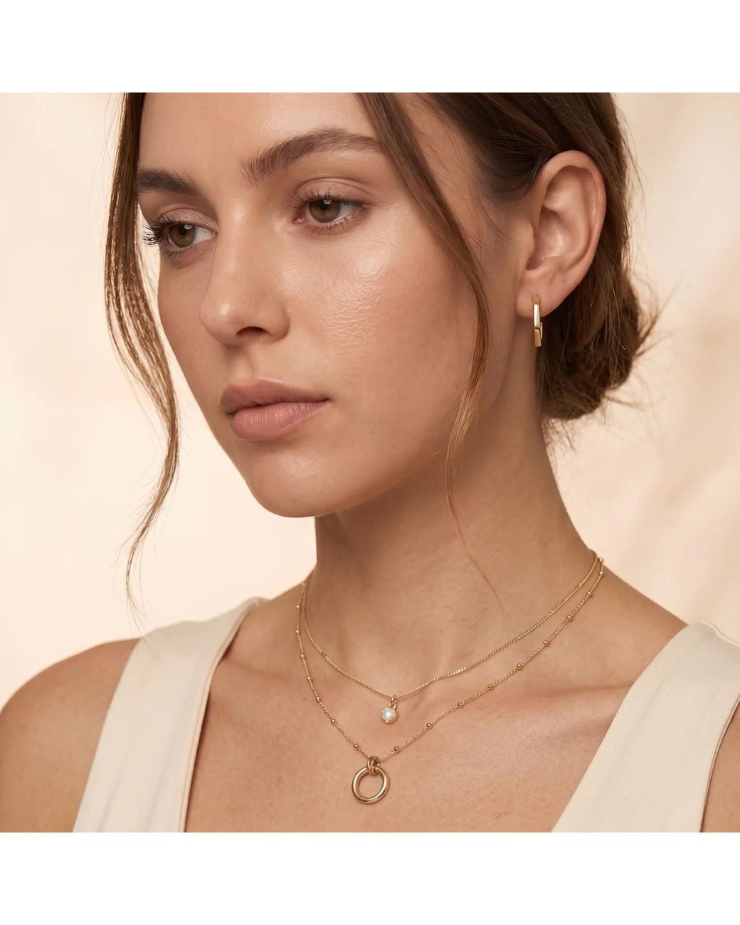 The Jewellery Store London Metallic Hive Hoops