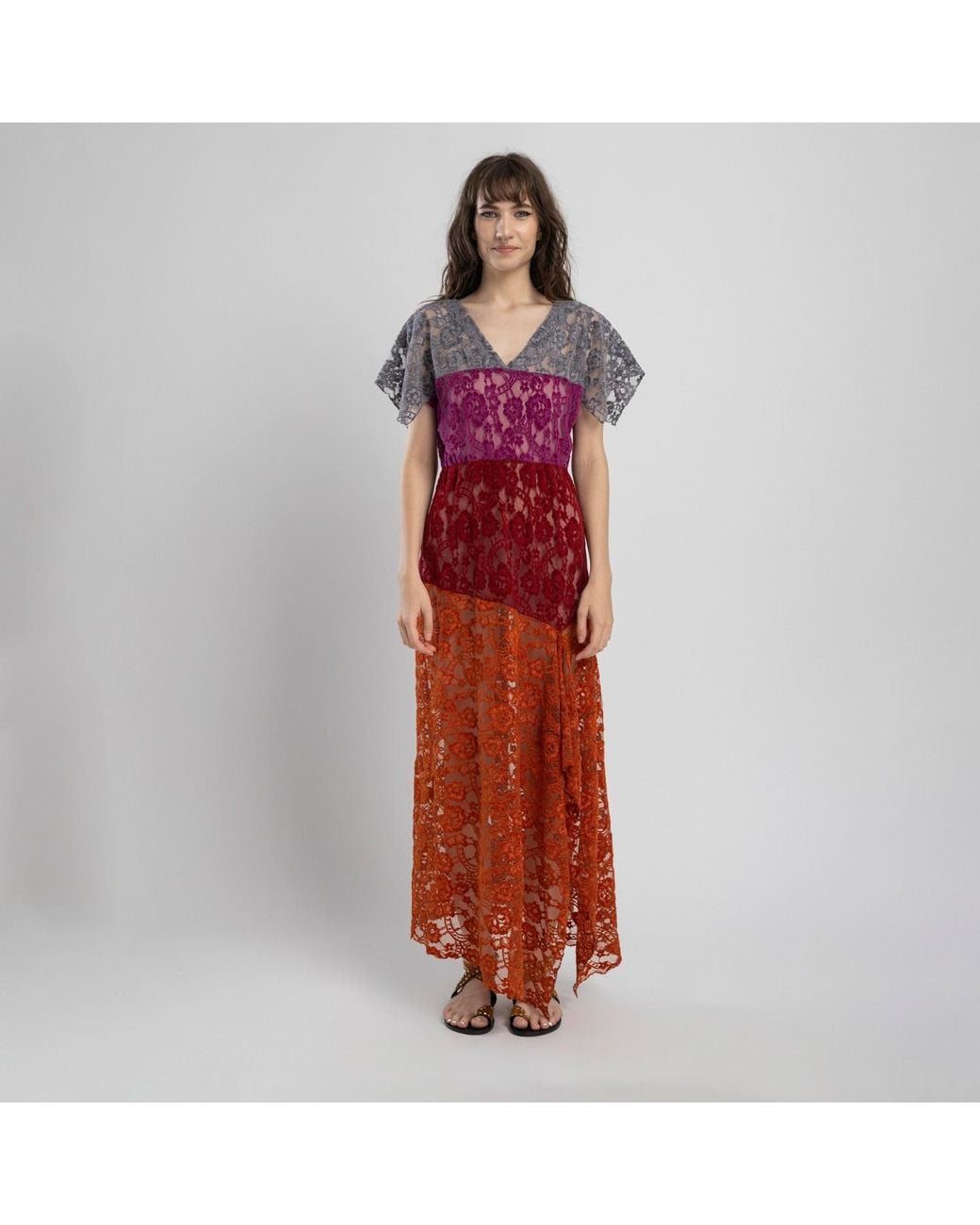 ARTISTA Red Flirt Maxi Dress