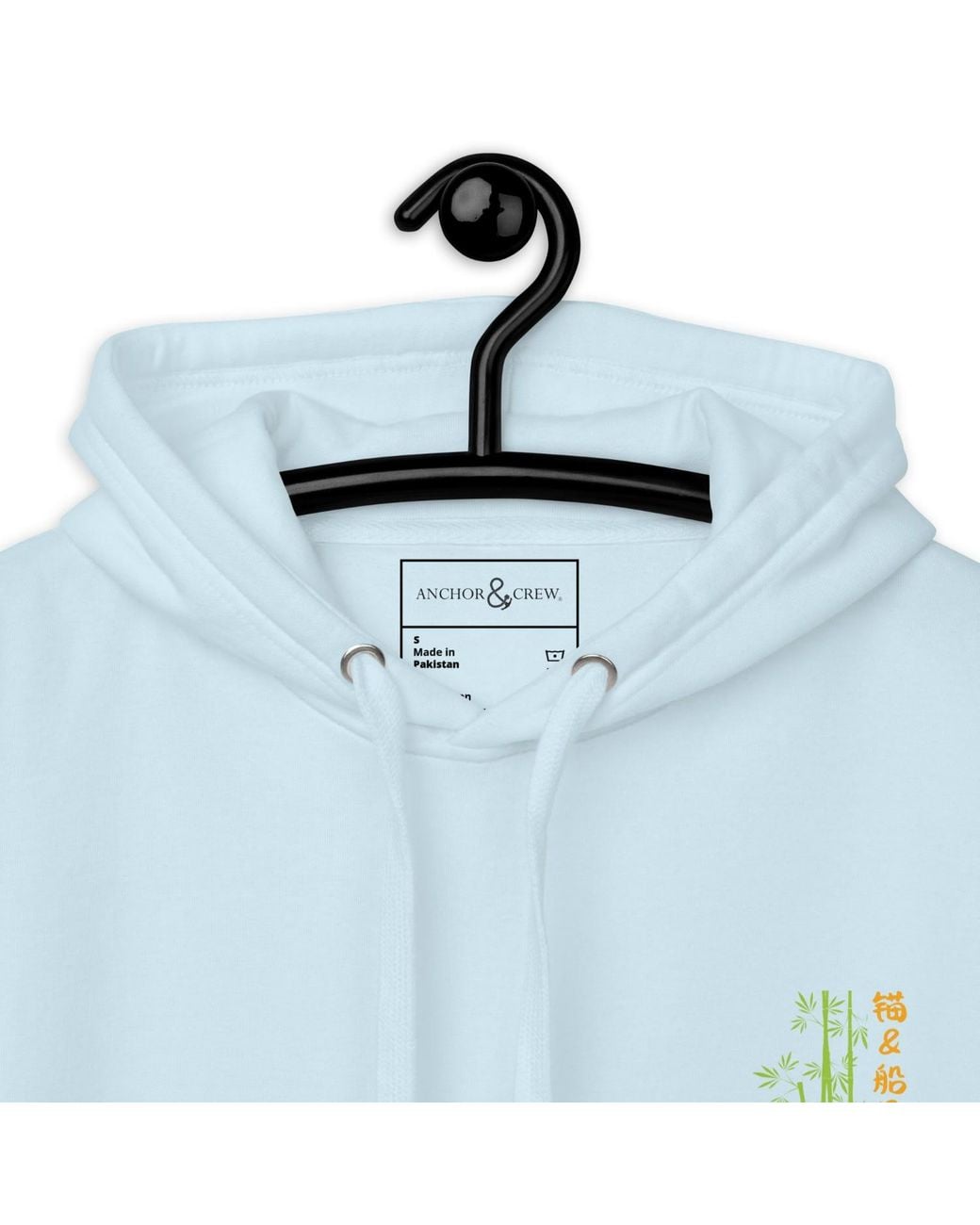 Anchor and Crew Blue Sky Great Wall Of China Landmark Cotton Blend Hoodie
