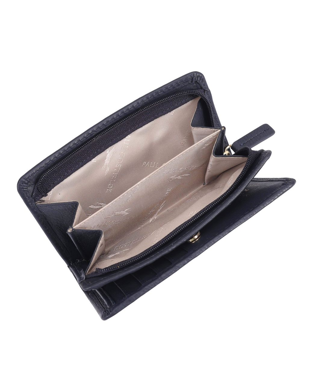 Paul Costelloe Blue Solidago Leather Purse