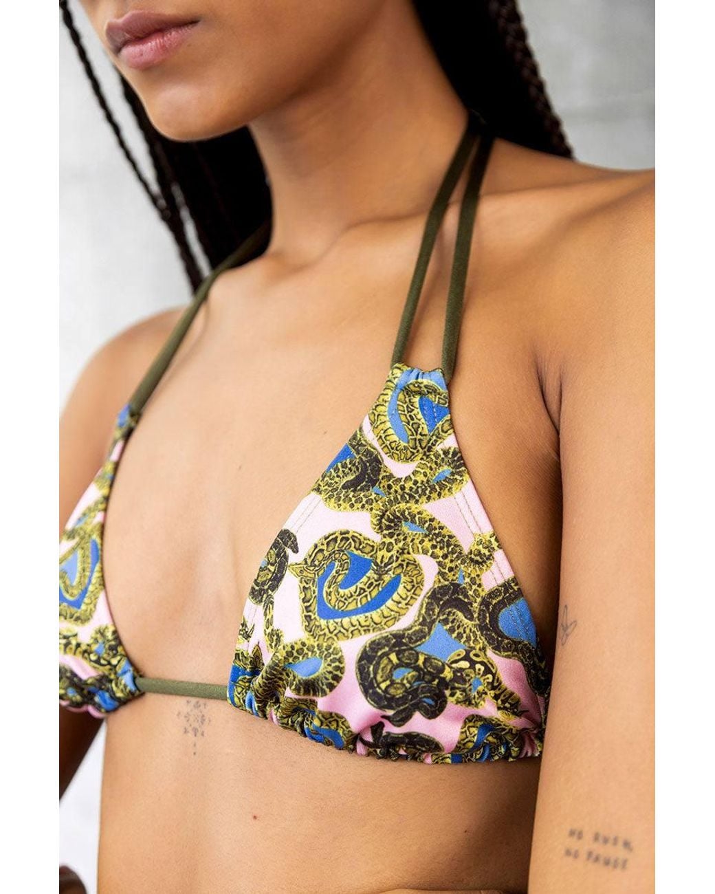 Monzlapur New York Black Serpent Bikini