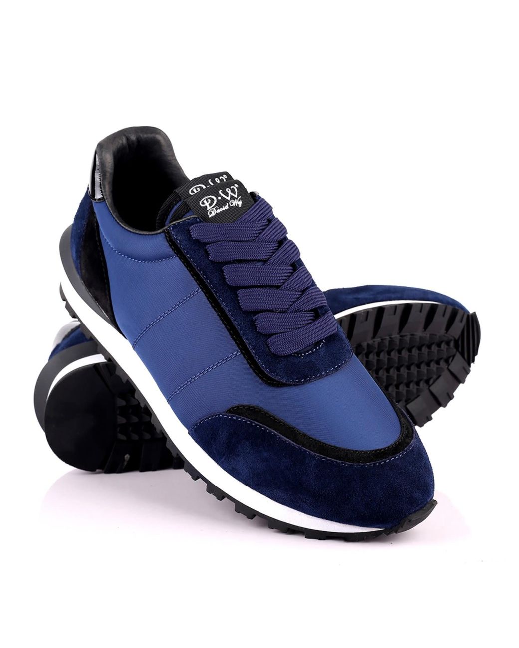 DAVID WEJ Blue Boston Smart Trainers for men