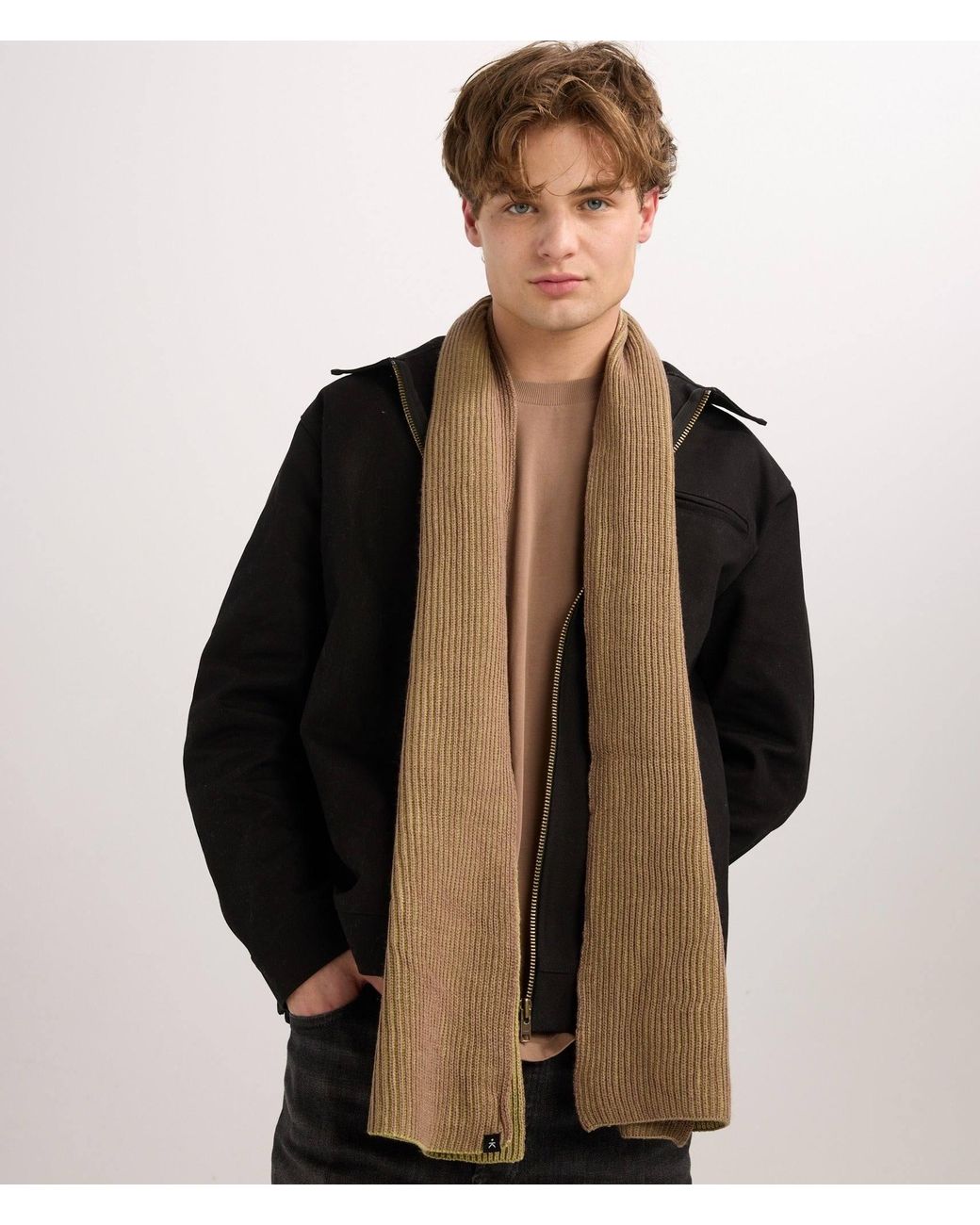 Known Supply Green 100% Recycled Acrylic Illusion Scarf