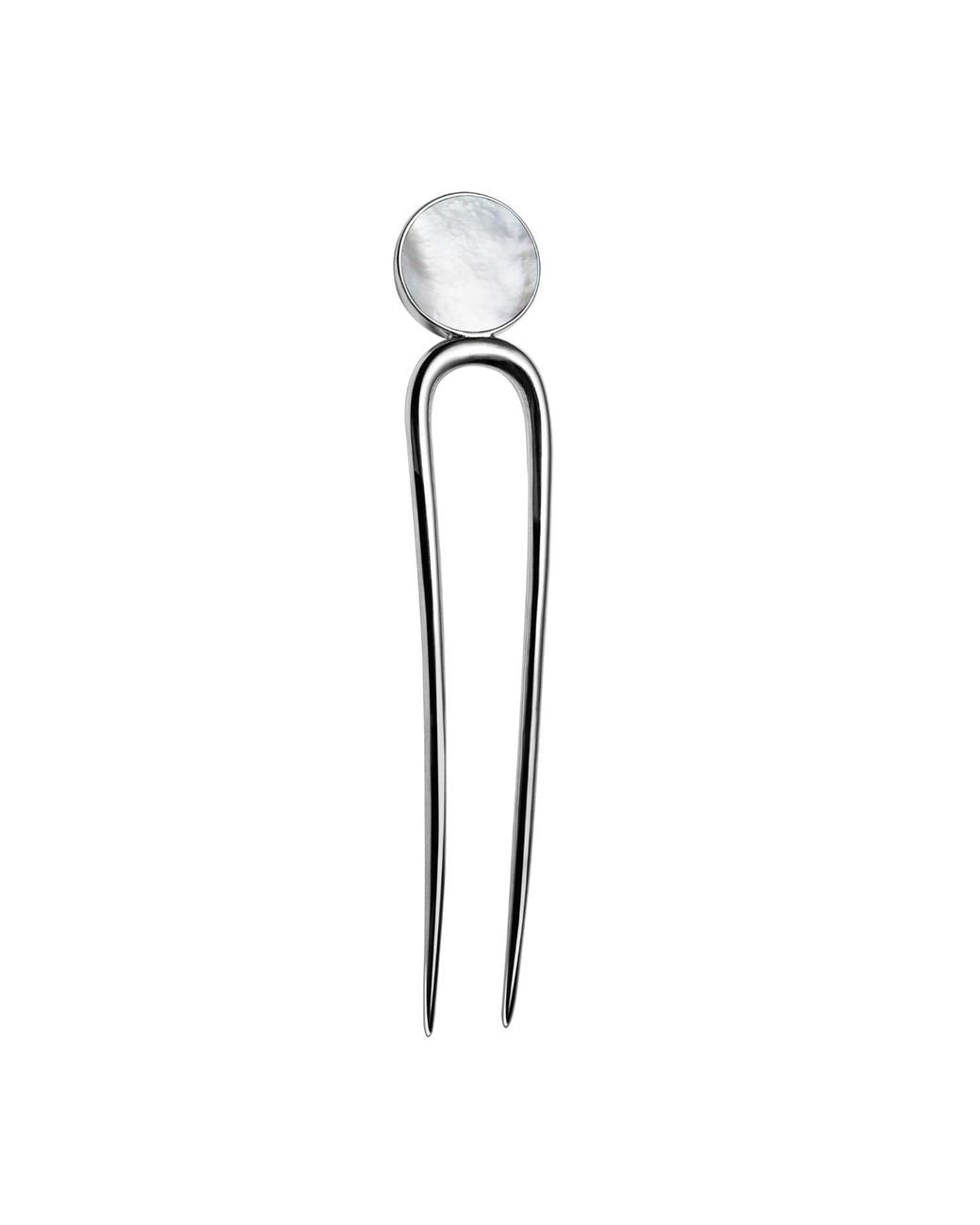 Crystalline Jewellery White Pearl Hairpin