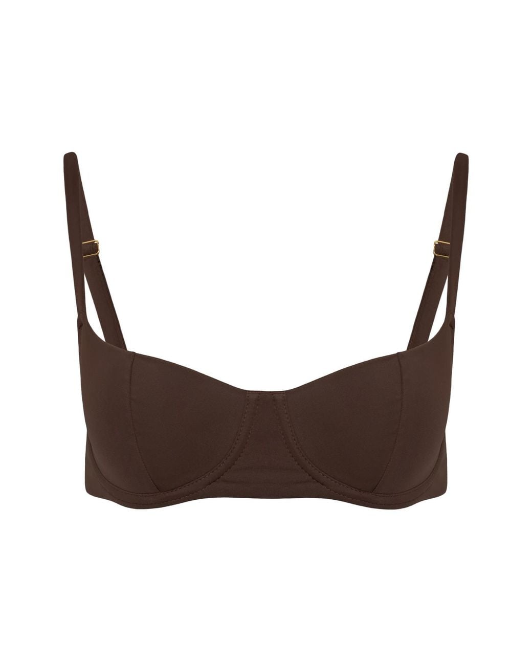 Daily Underwear Brown Top Azia Chocolate