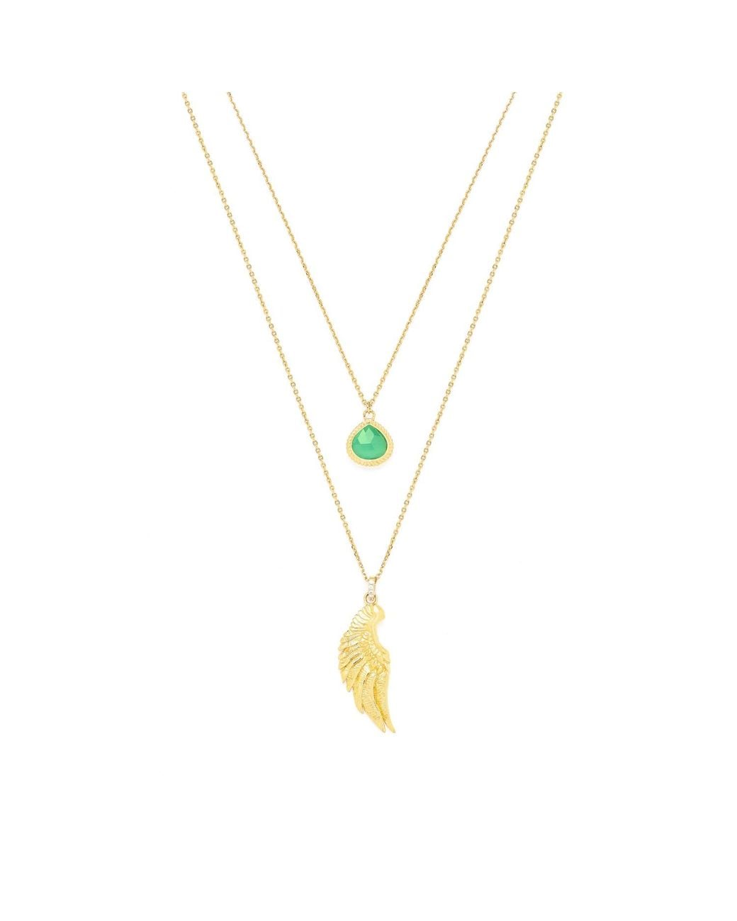 Seven Saints Metallic Archangel Raphael Angel Of Healing Necklace