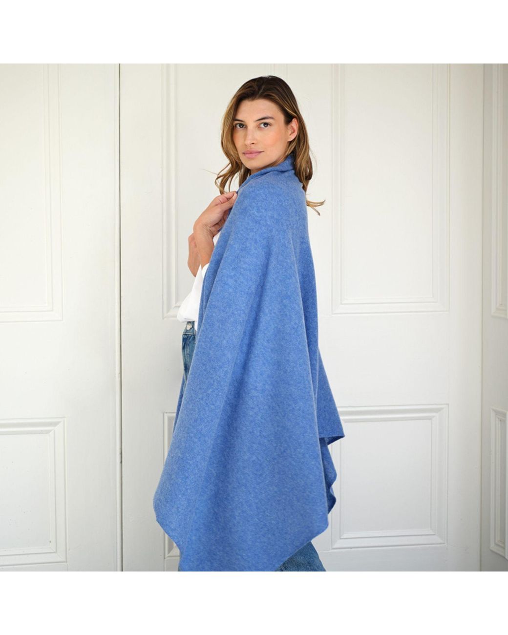 Cove Blue Lola Jean Cashmere Travel Wrap