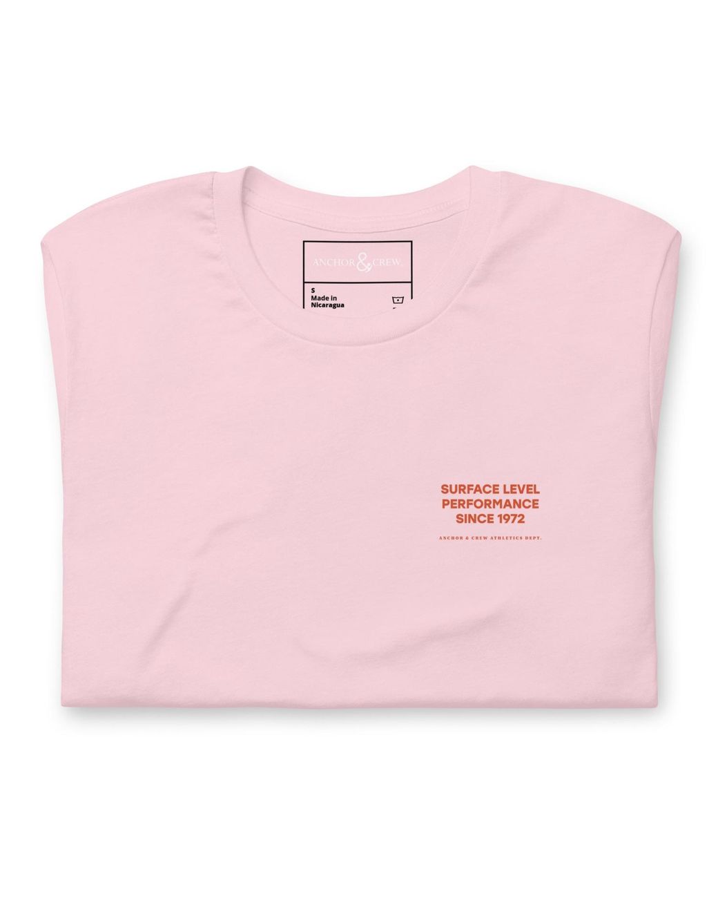 Anchor and Crew Pink Cotton Personal Best-Ish Swimming League Organic Cotton T-Shirt