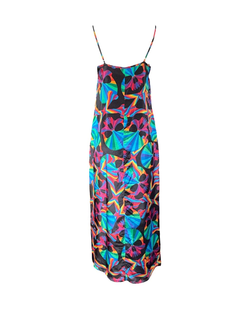 Any Old Iron Blue Skull Long Dress