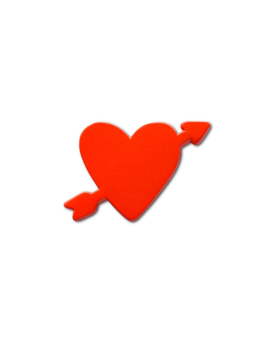 Make Heads Turn Red Enamel Pin Heart With Arrow