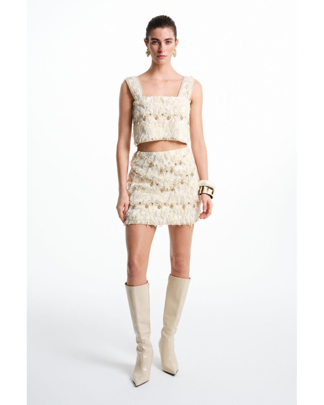 Saint Ones White Gaia Top