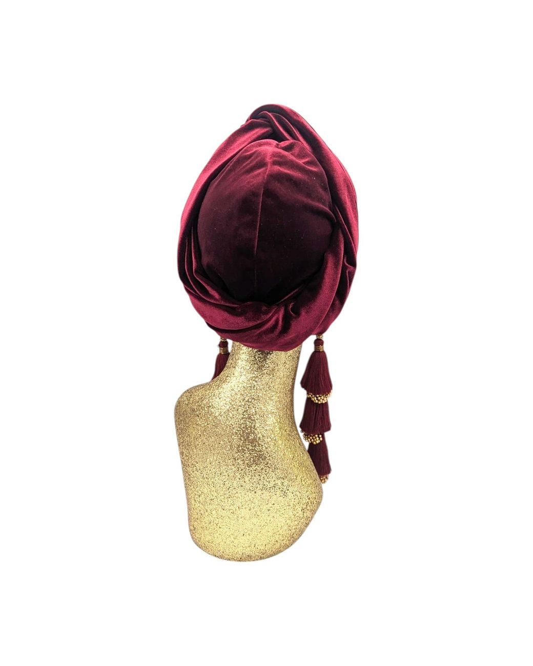 Julia Clancey Red Malbec Luxe Dorado Turban