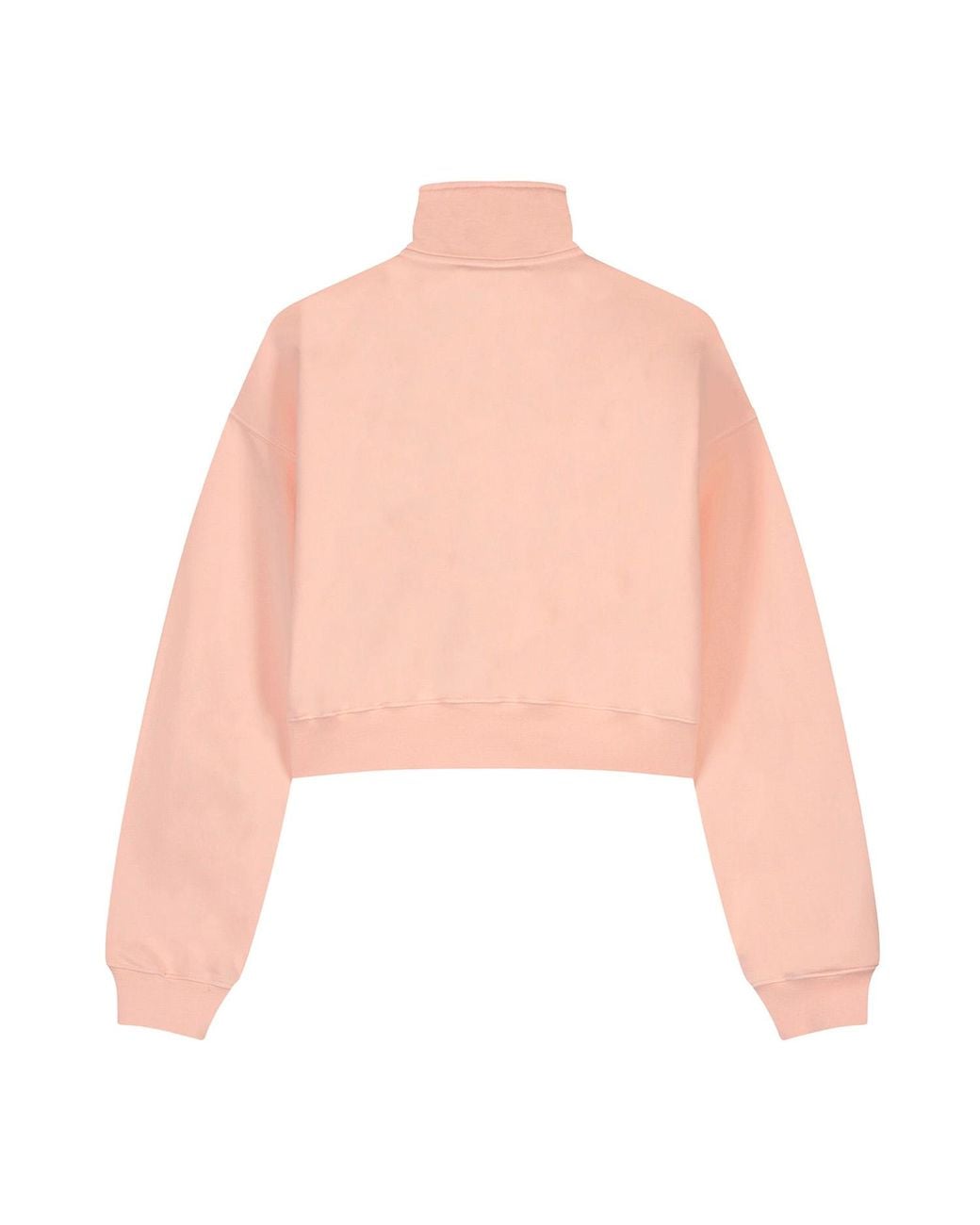 VLD Pink Runyon Cropped Quarter-Zip Sweatshirt