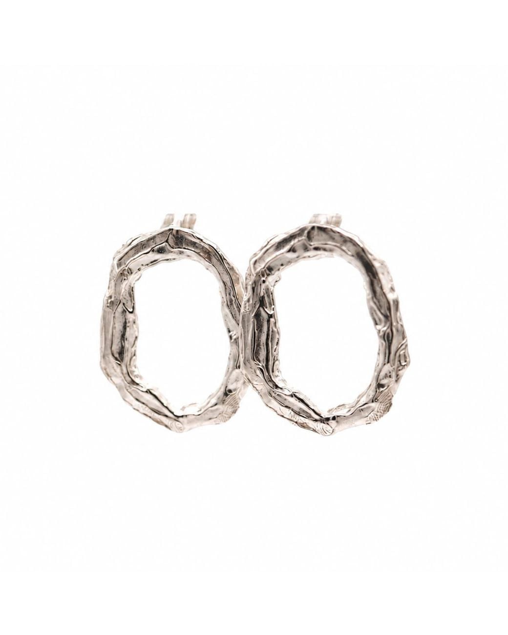 De Roms Metallic The Dusk Molten Stud Earrings
