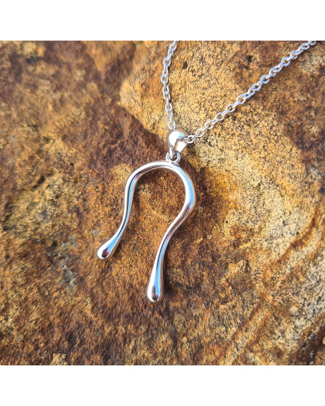 Janus Edinburgh Metallic Sterling Water Liquid Droplets Morar Necklace
