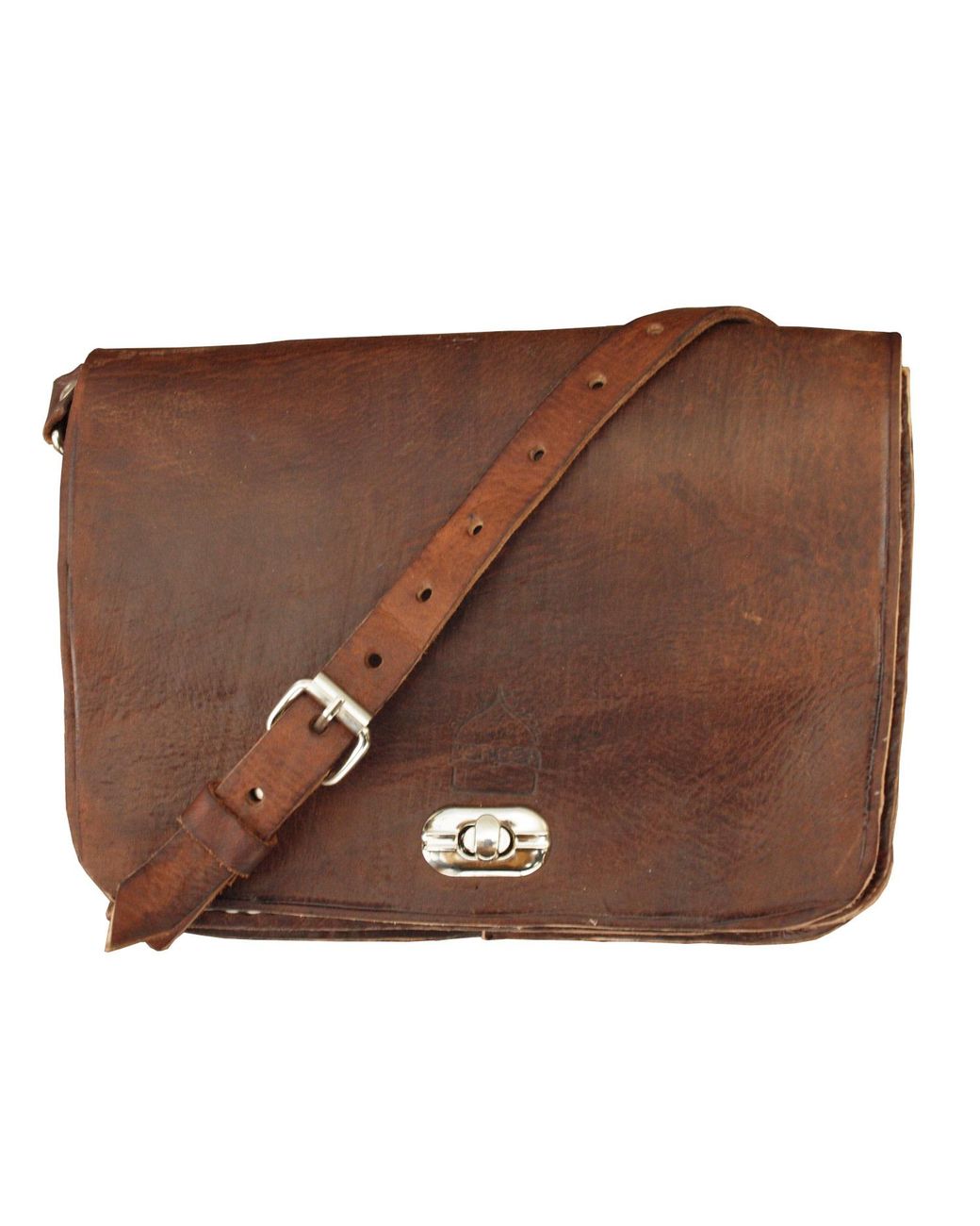 Berber Leather Brown The Kenitra Cross-Body Bag