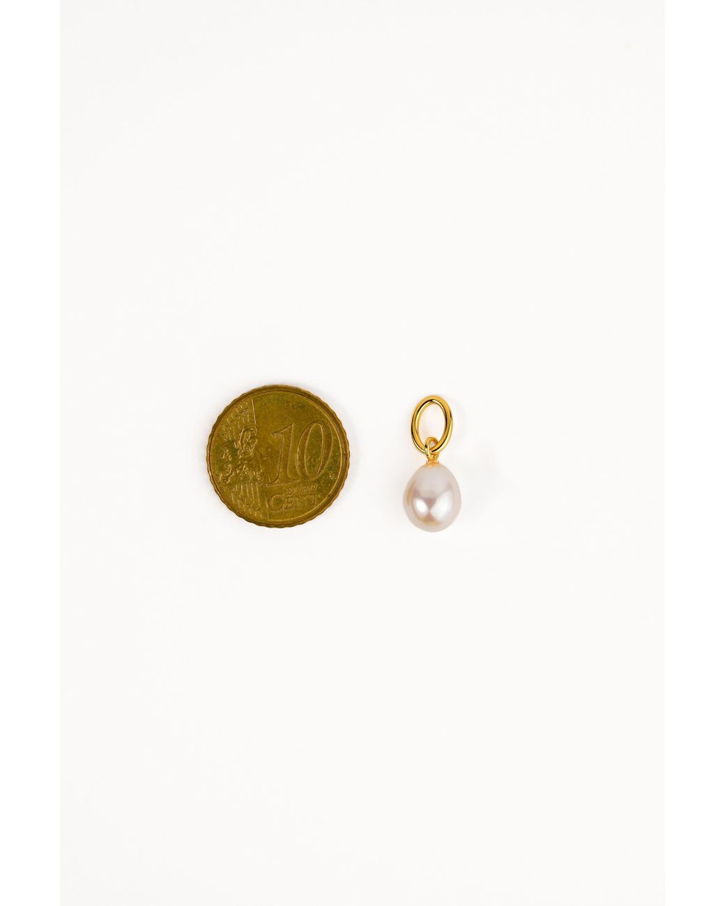 Zynnia Collective Metallic Pearl Drop Charm
