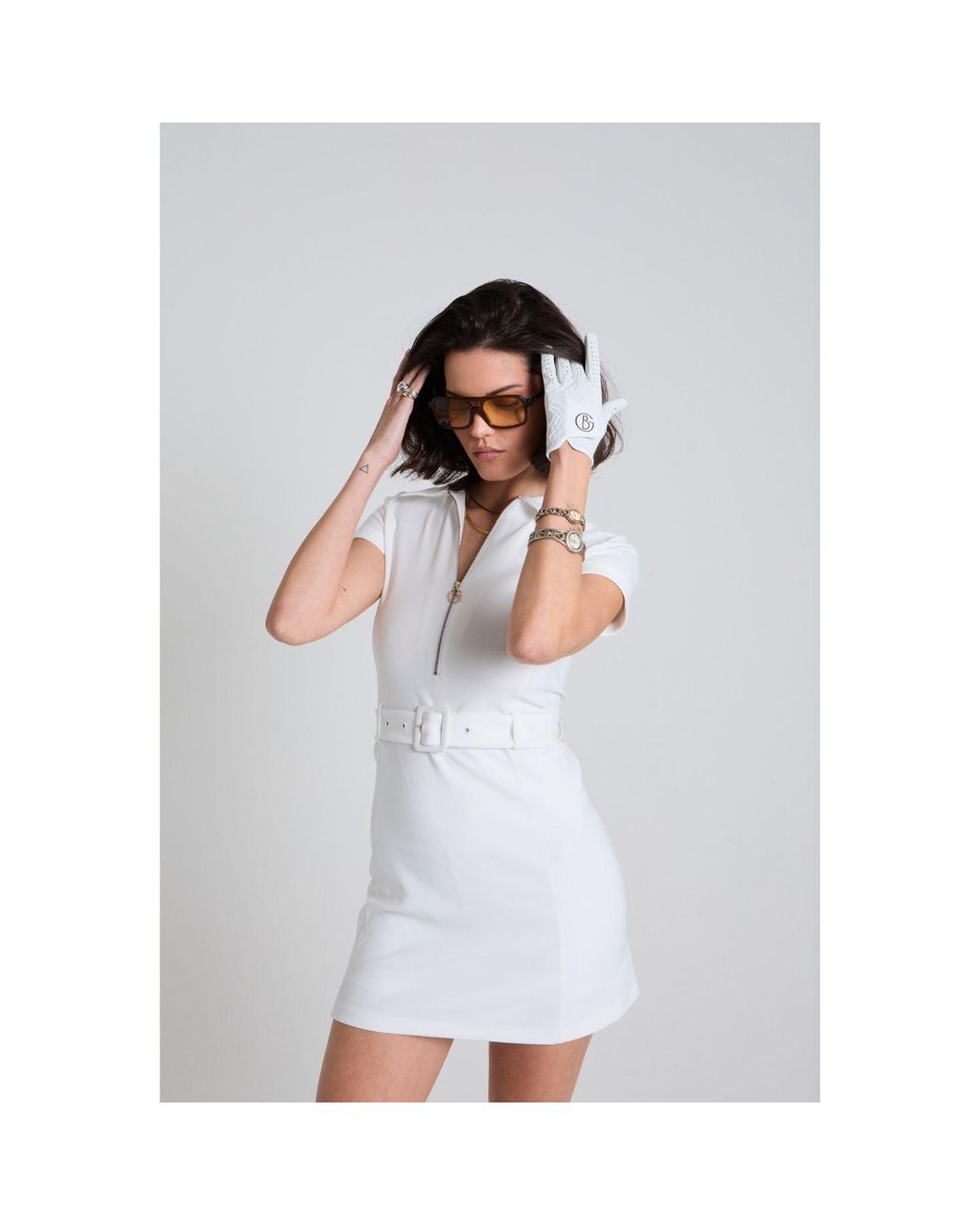 Goldie Byrd White The Goldie Dress