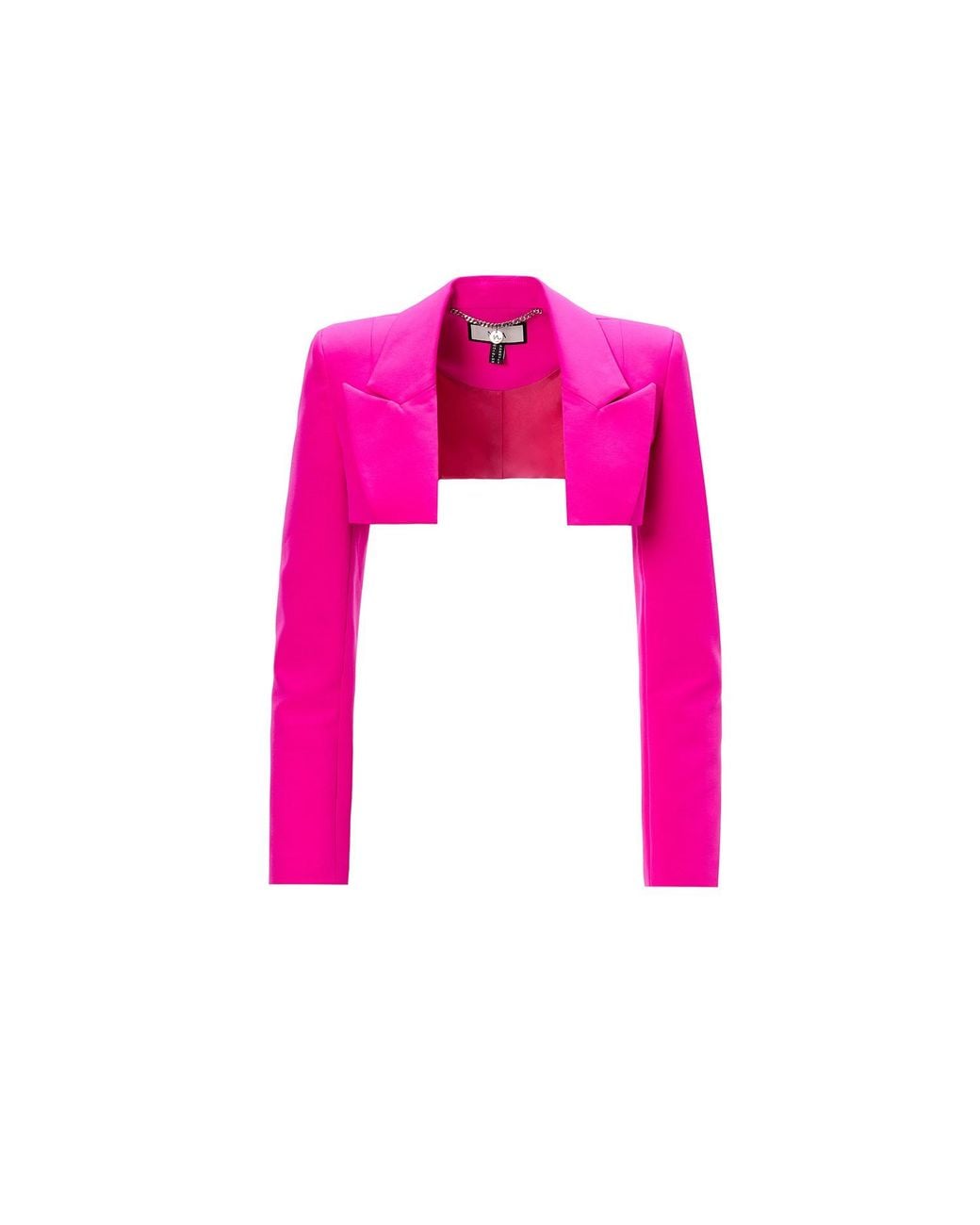 Nissa Pink Cropped Blazer