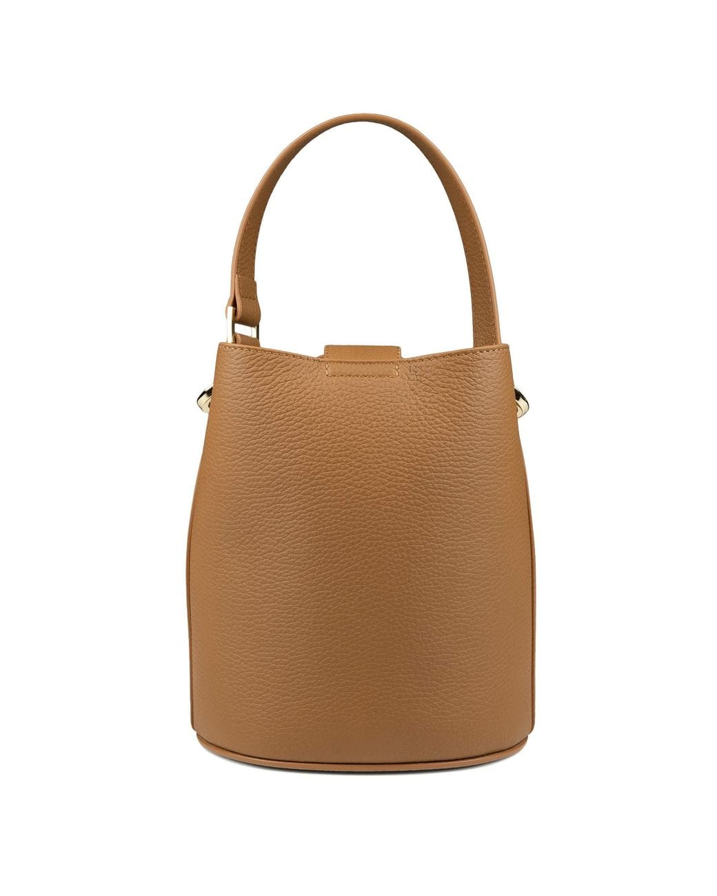 Aarni Brown Bea Bucket Bag, Cognac
