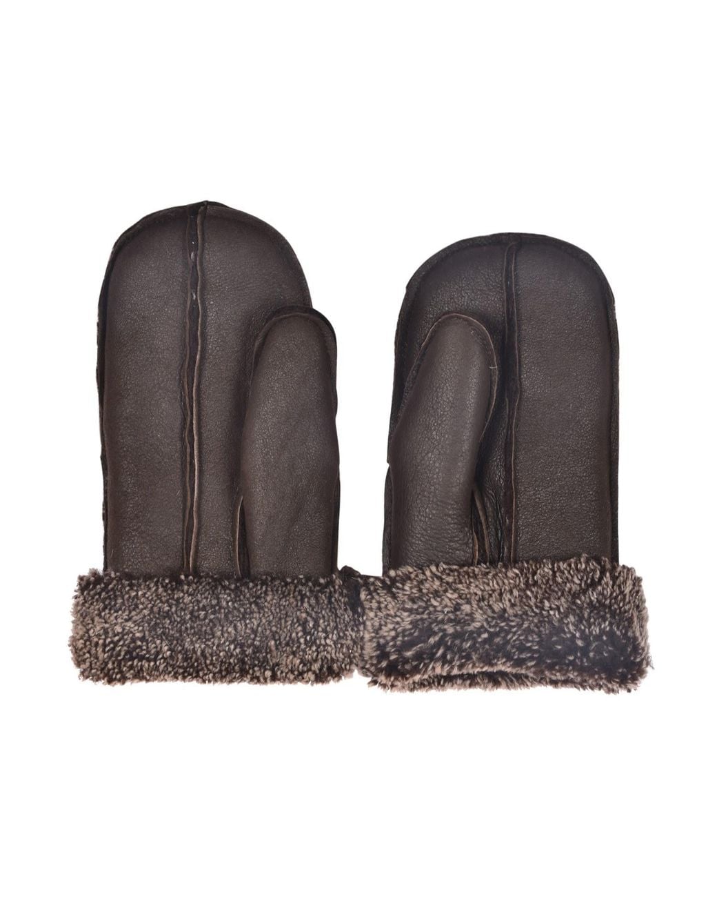 Owen Barry Black Sheepskin Mittens M02 Hurricane Napalan O/S