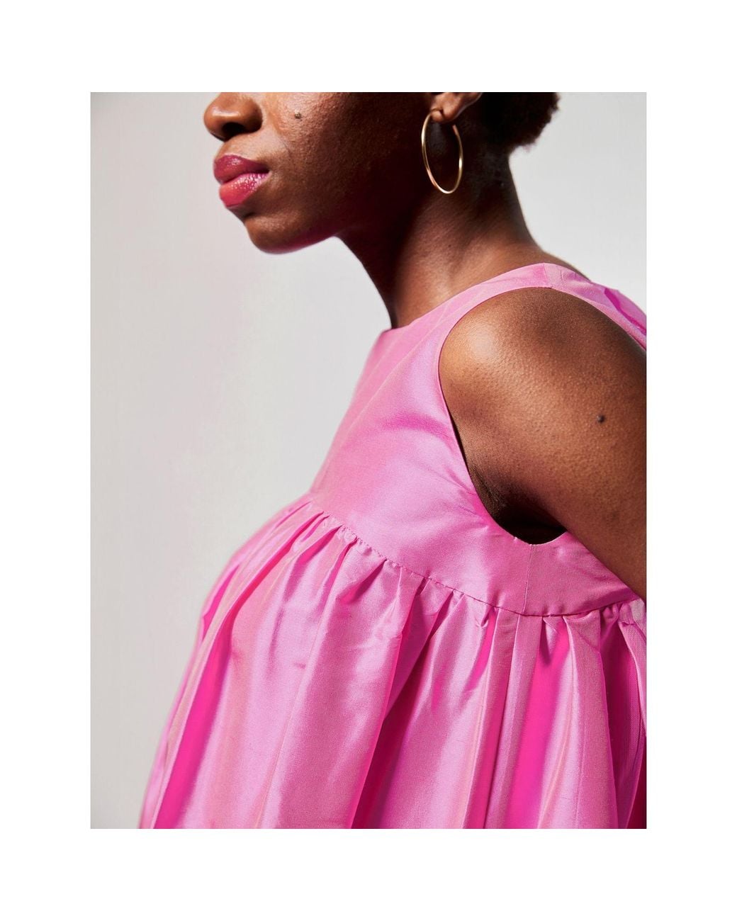 Helene Galwas Pink Filipa Dress