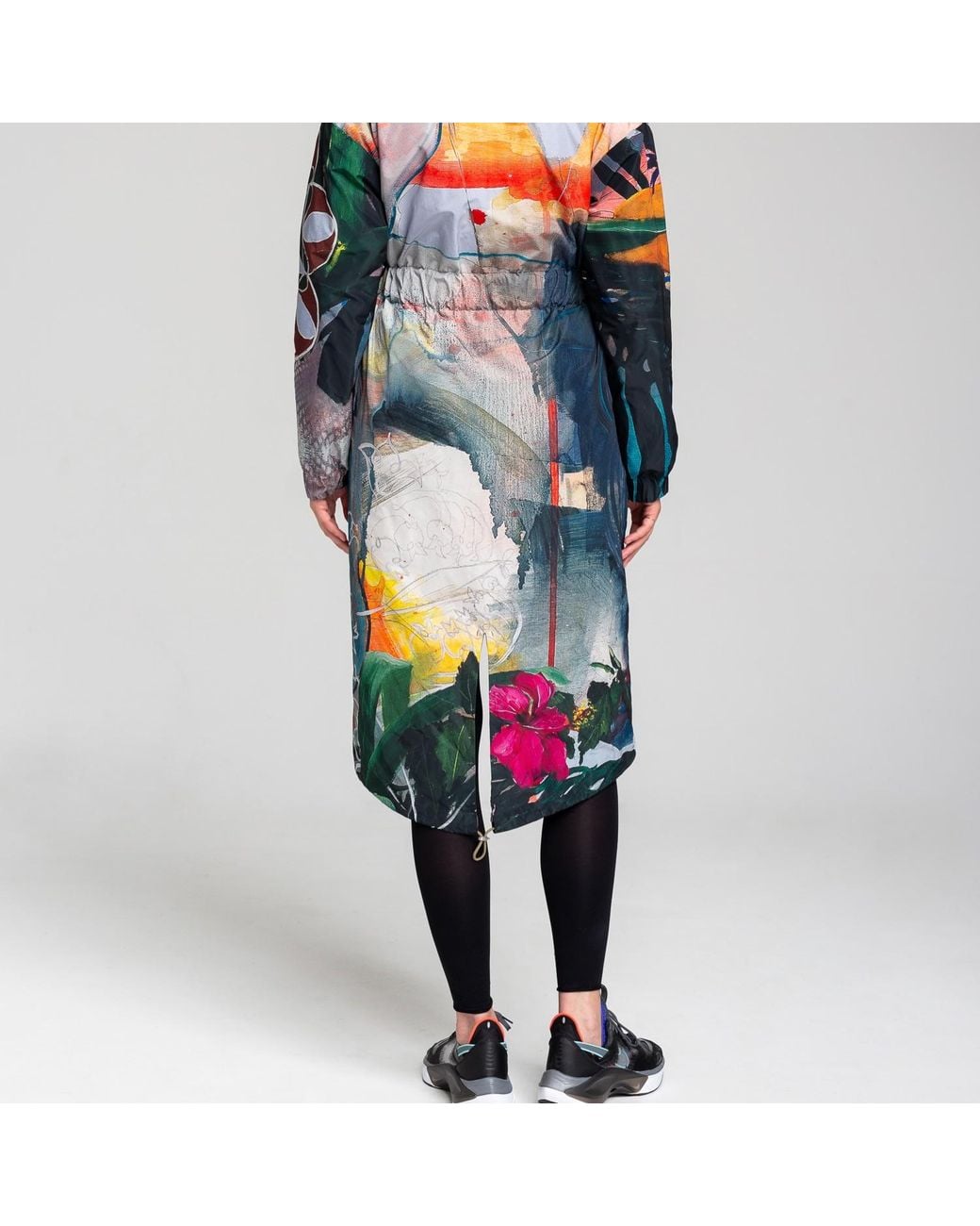 ARTISTA Blue Hooded Forest Jacket