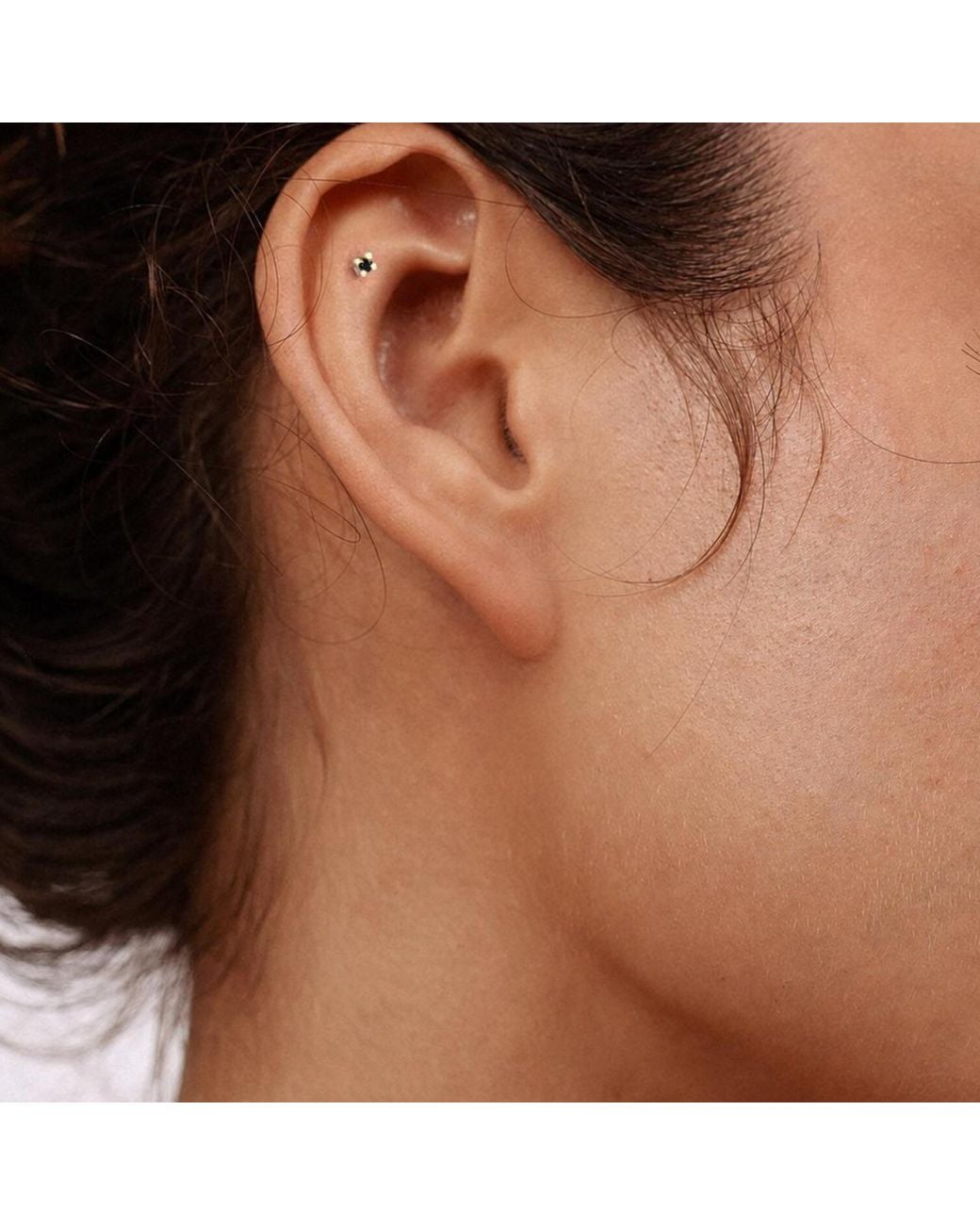 The Jewellery Store London White Onyx Tiny Studs