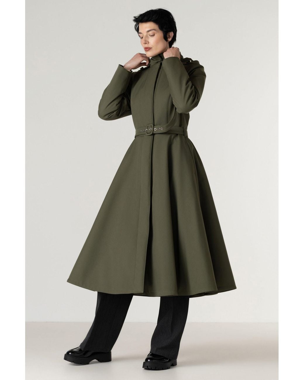 RainSisters Green Winter Coat: Moss