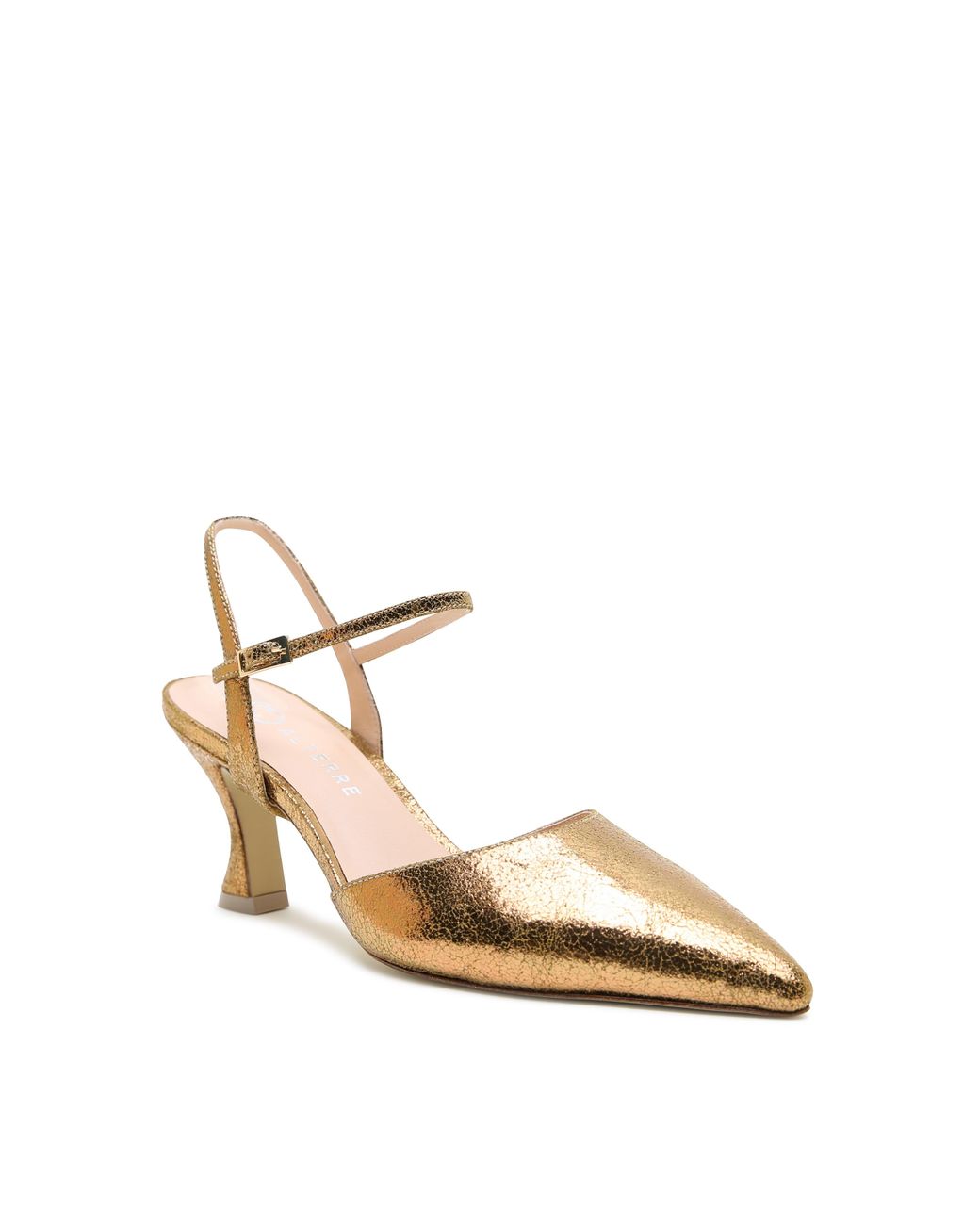 Alterre Metallic Antique Amal Curve Mule