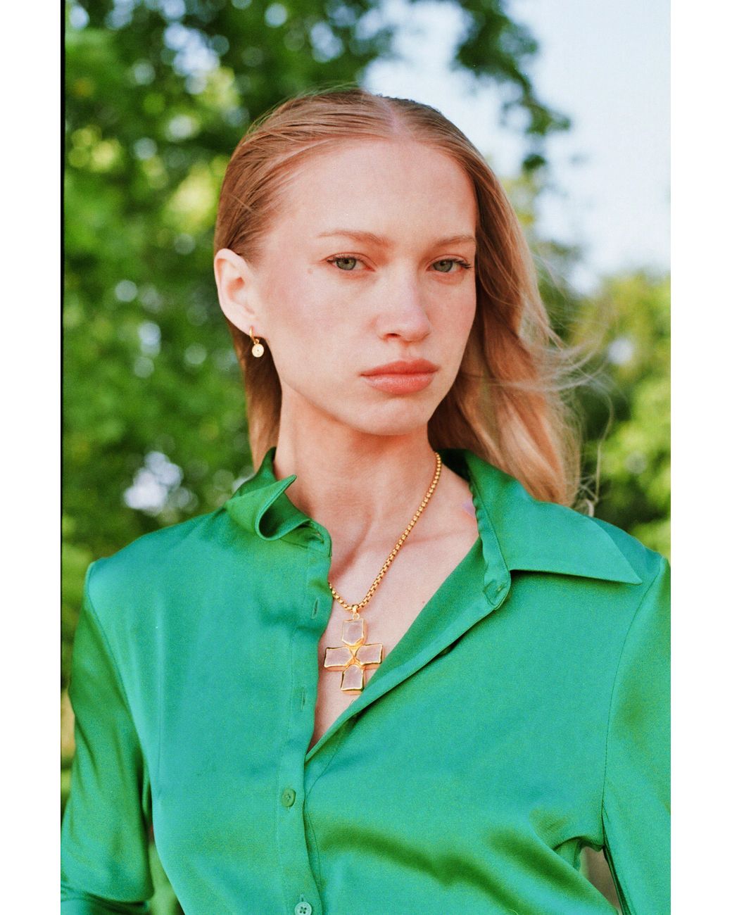 Isolated Jewellery Metallic Roma Earrings